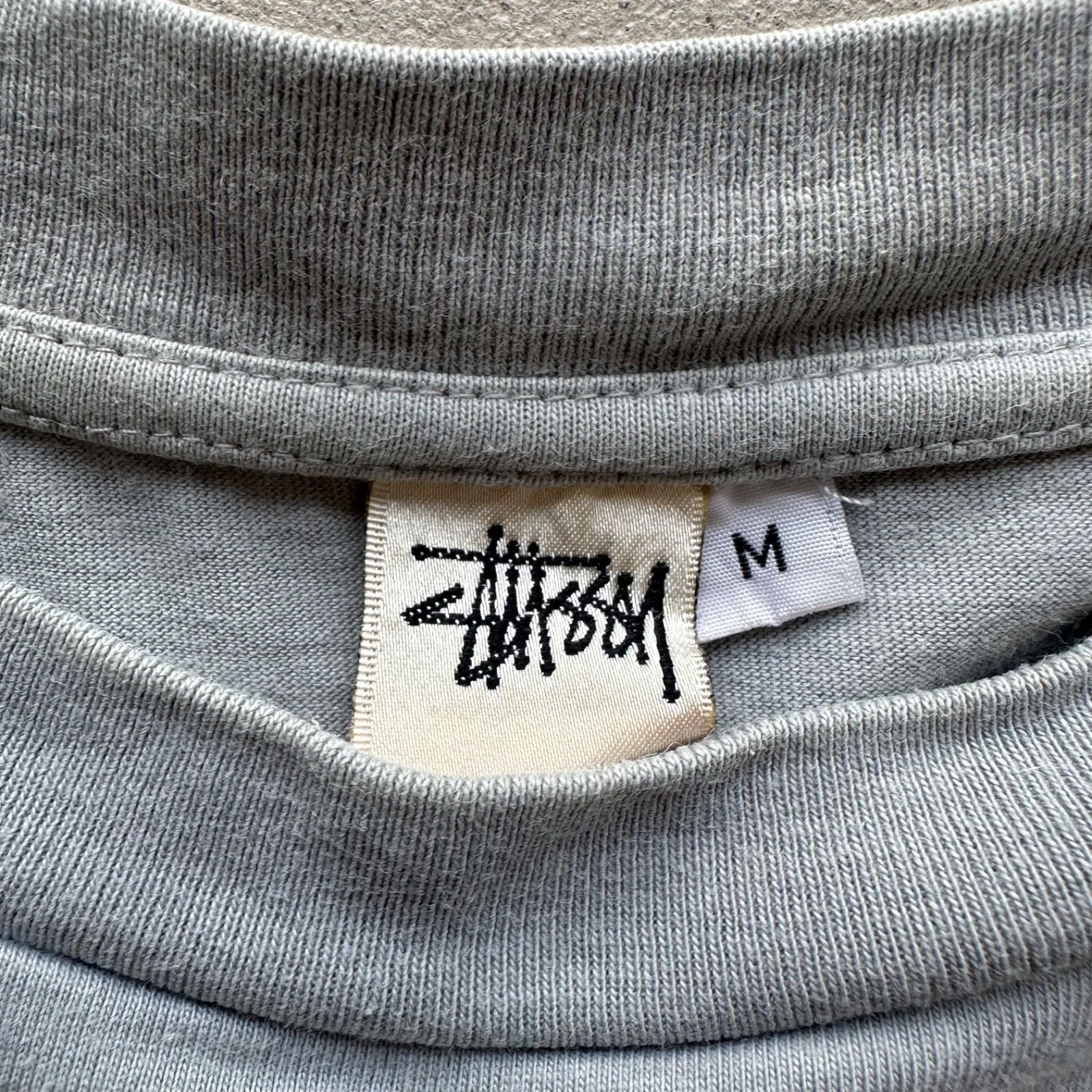 80s-90s stussy 白タグドラゴンプリント レア good design 面 シングル