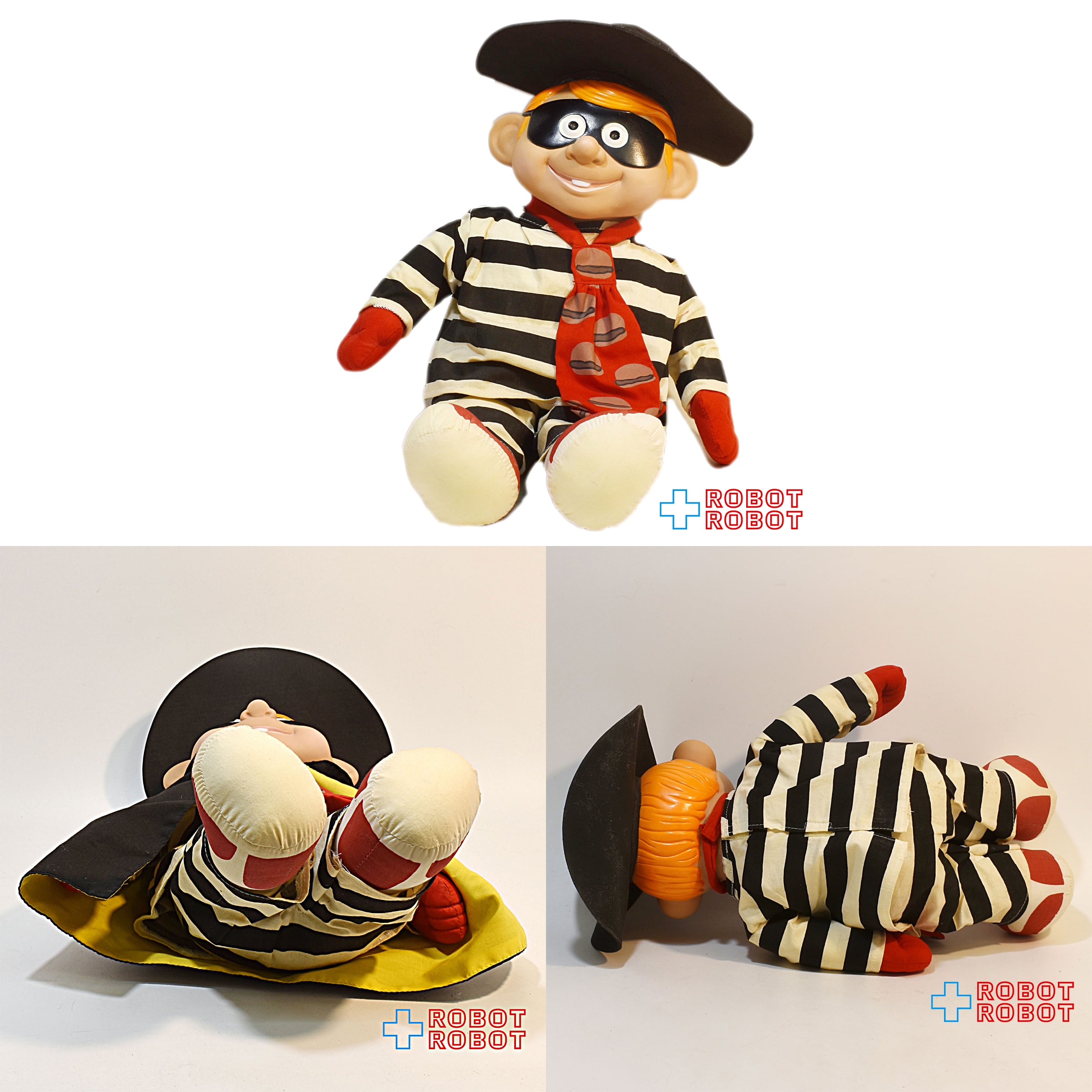 マクドナルド ハンバーグラー ビニールヘッド ぬいぐるみ人形 40センチ