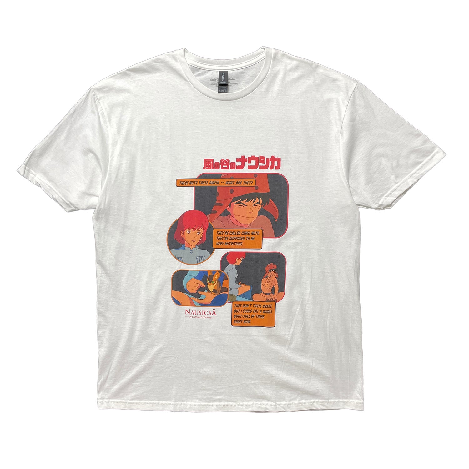 未使用品 海外版 公式 ジブリ Tシャツ 映画 風の谷のナウシカ ナウシカ