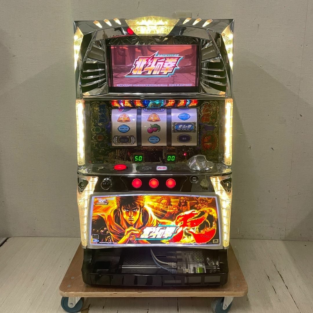 ♪パチスロ実機 スマスロ 北斗の拳 拳王 ユニット・バイブスイッチ付き