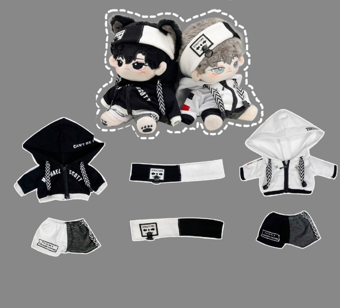 15cm20cmぬいぐるみ用 ぬい服 ドール服 コスチューム ちびぬい Kpop 3