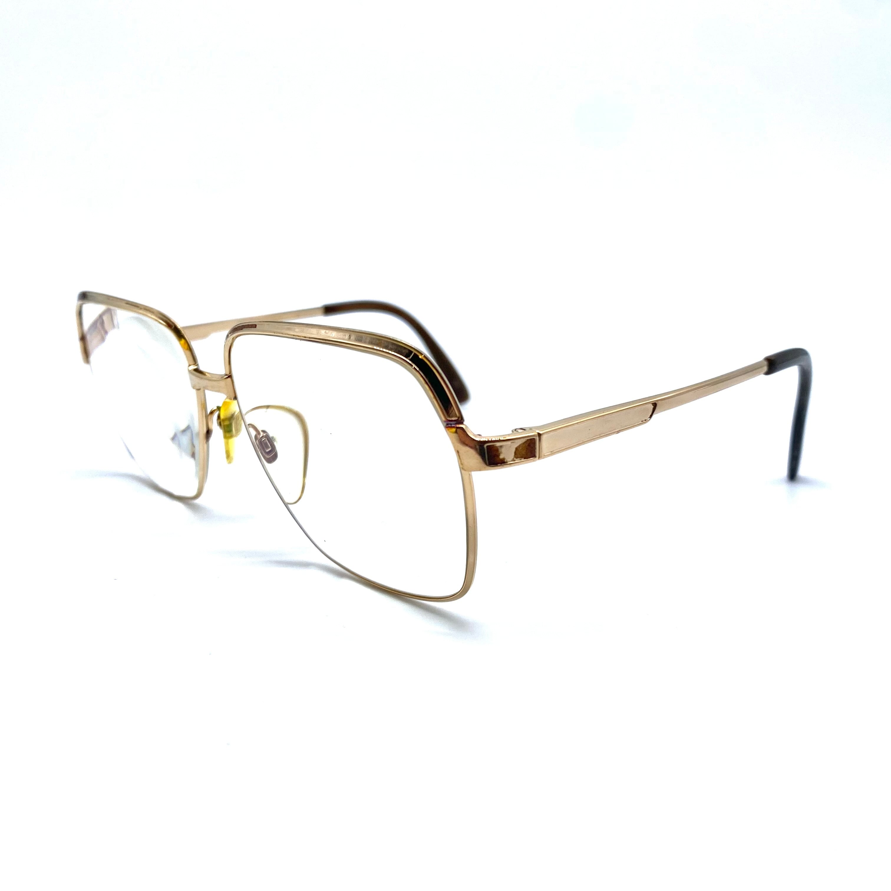 Vintage RODENSTOCK Prescription Glasses Gold RODAFLEX ヴィンテージ