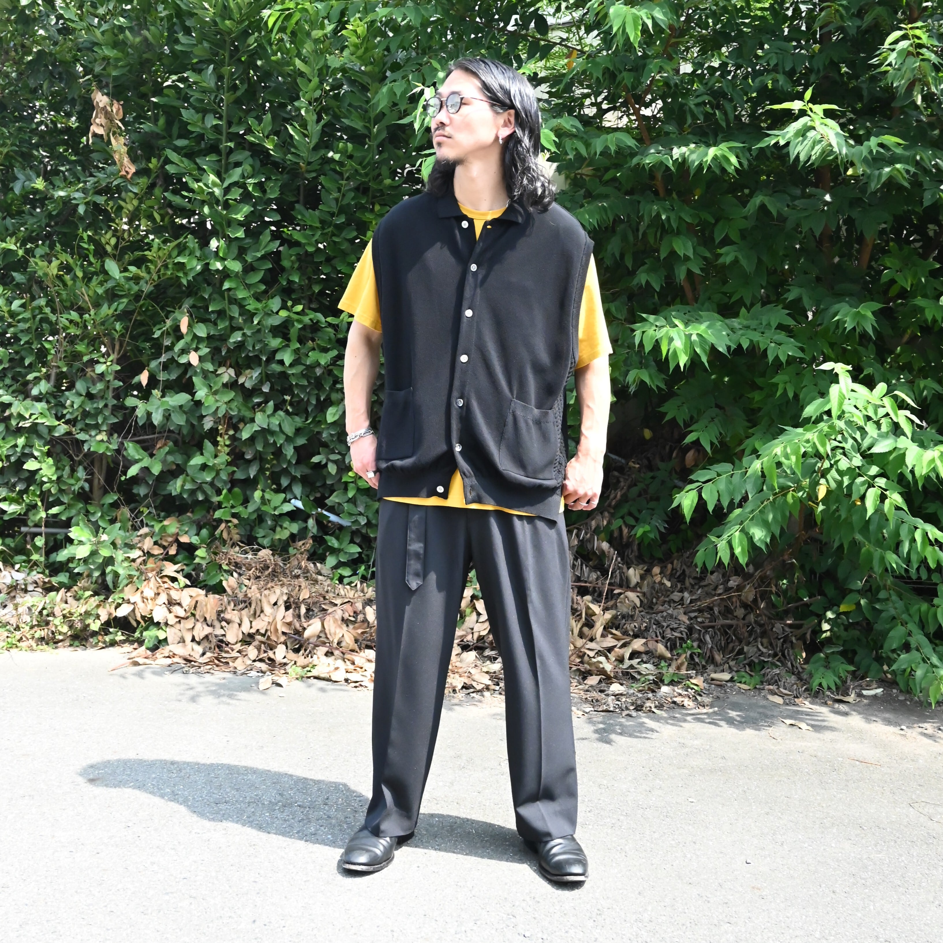 YASHIKI / Kinkai Collar Vest | GANKO