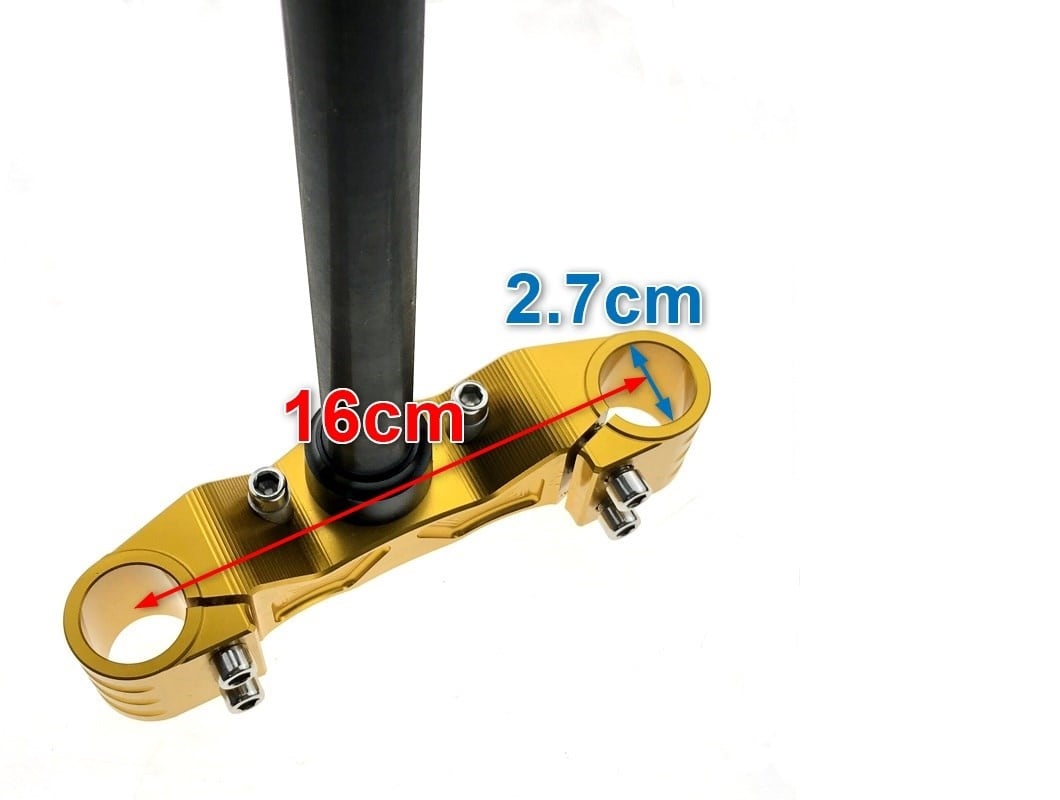 DIO ZX AF18 AF25 AF28 AF27 AF34 AF35 ステム 三又 CNCアルミ 27mm