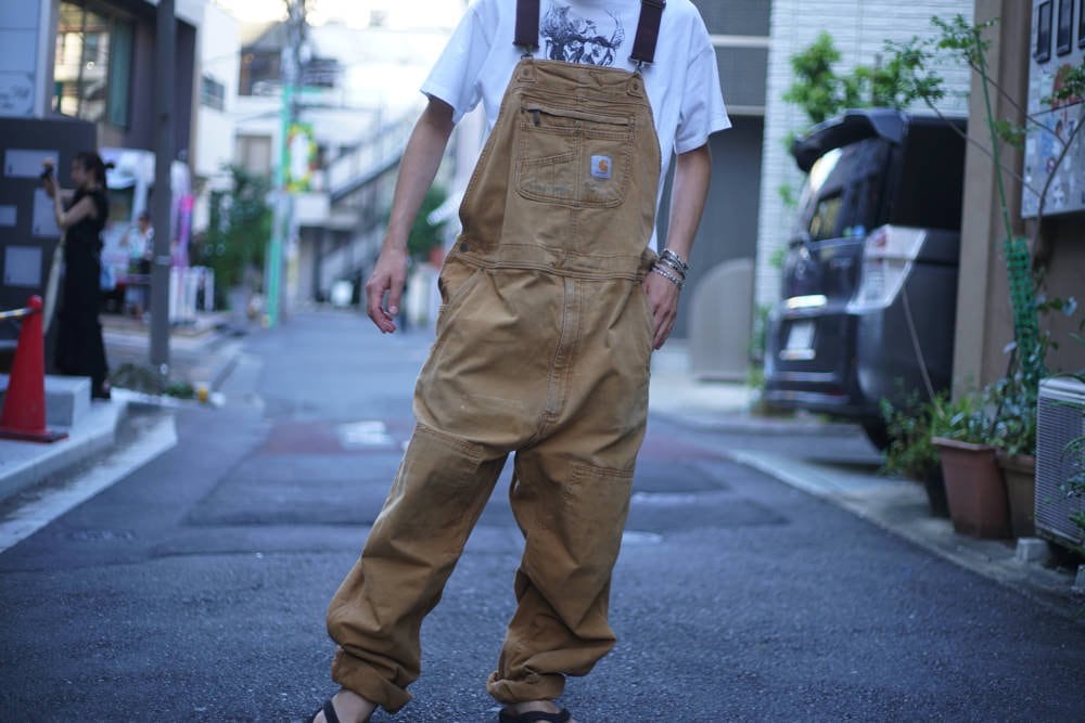 Carhartt] Vintage double knee camel duck overalls [2000s-] Vintage