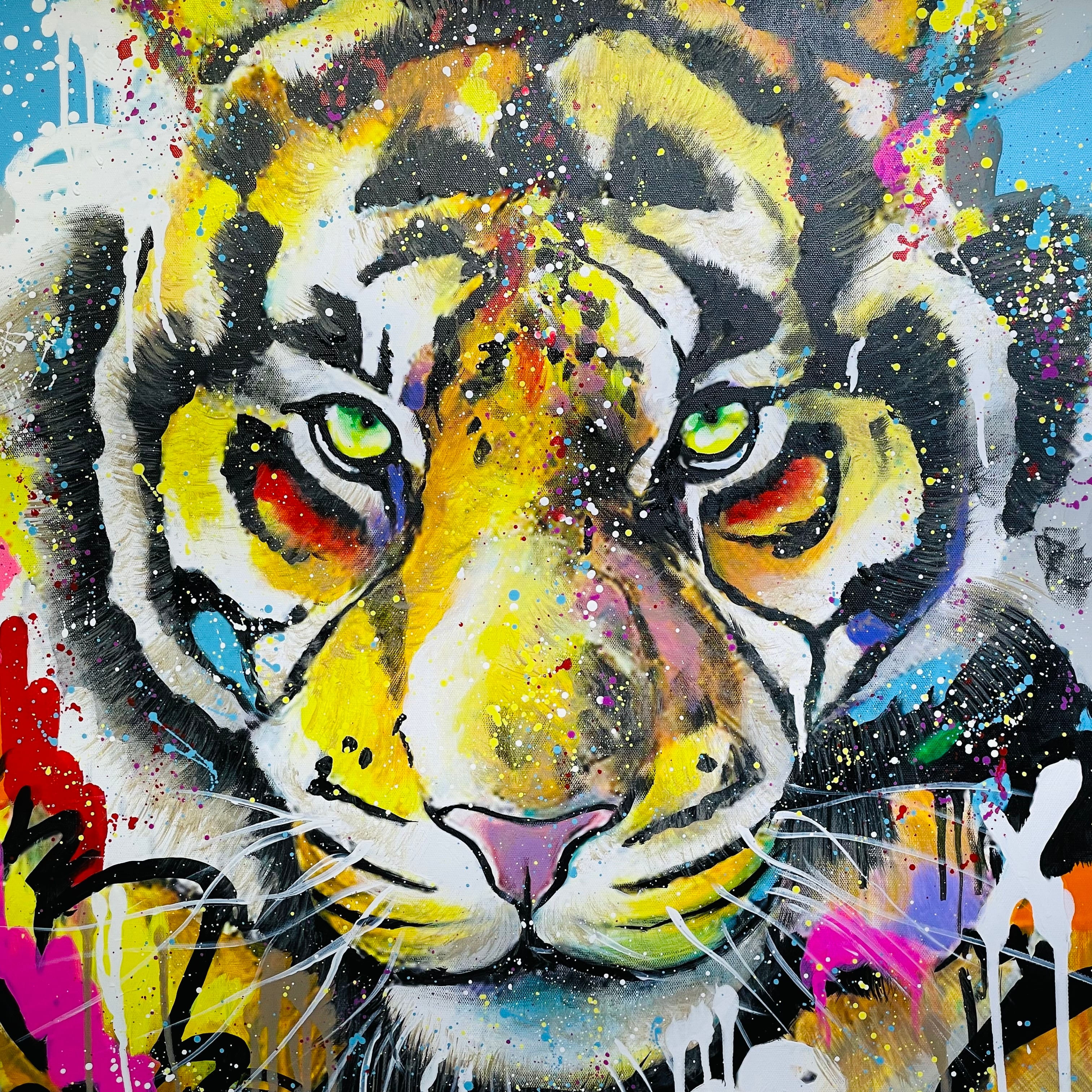 絵画 タイガー 虎 インテリア絵画 アートパネル インテリア 壁掛け