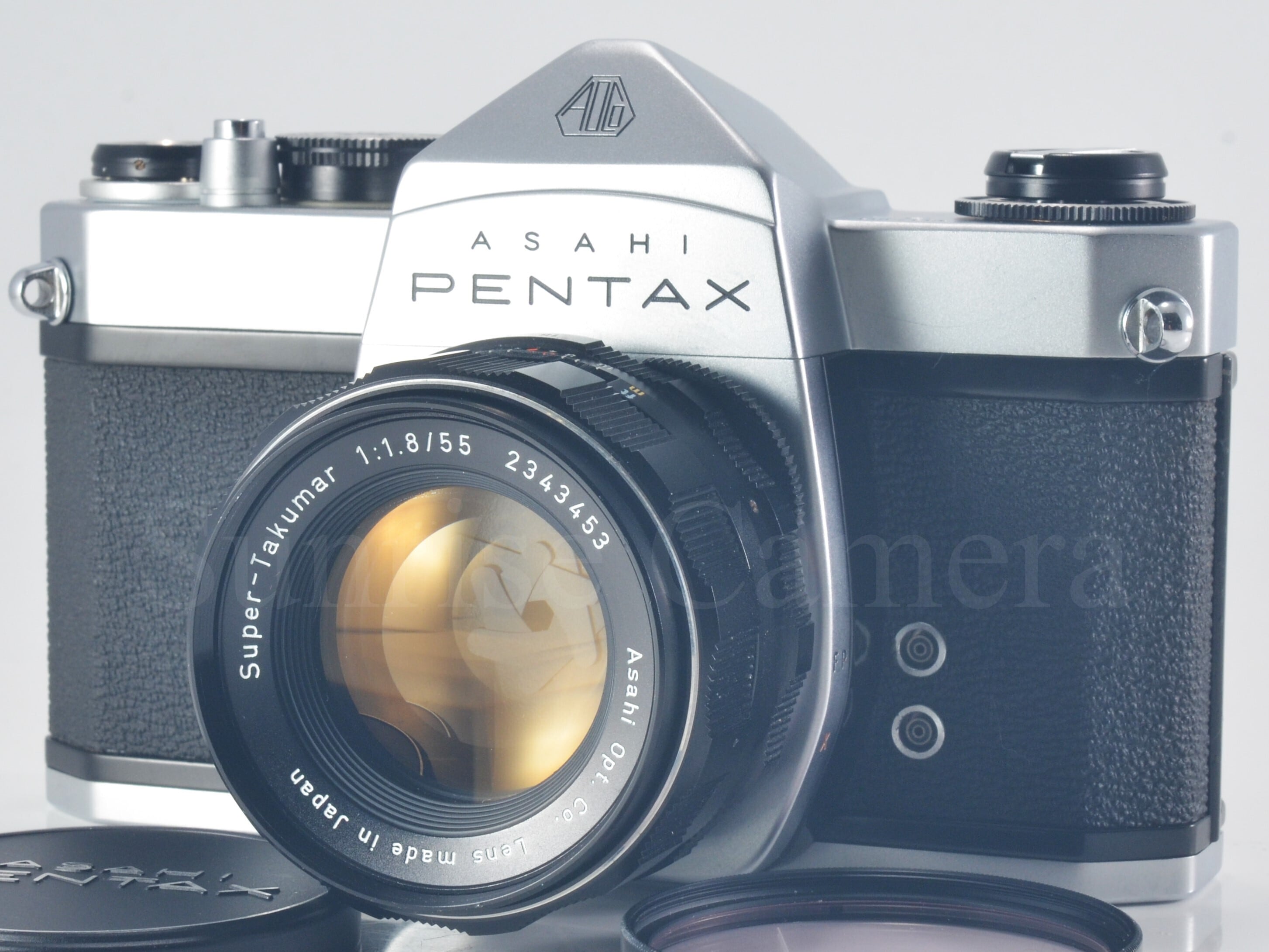 フィルムカメラ 整備済 Pentax SP + 広角レンズ 35mm P257 フィルム