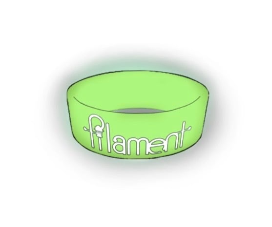 蓄光ラバーバンド | filament store