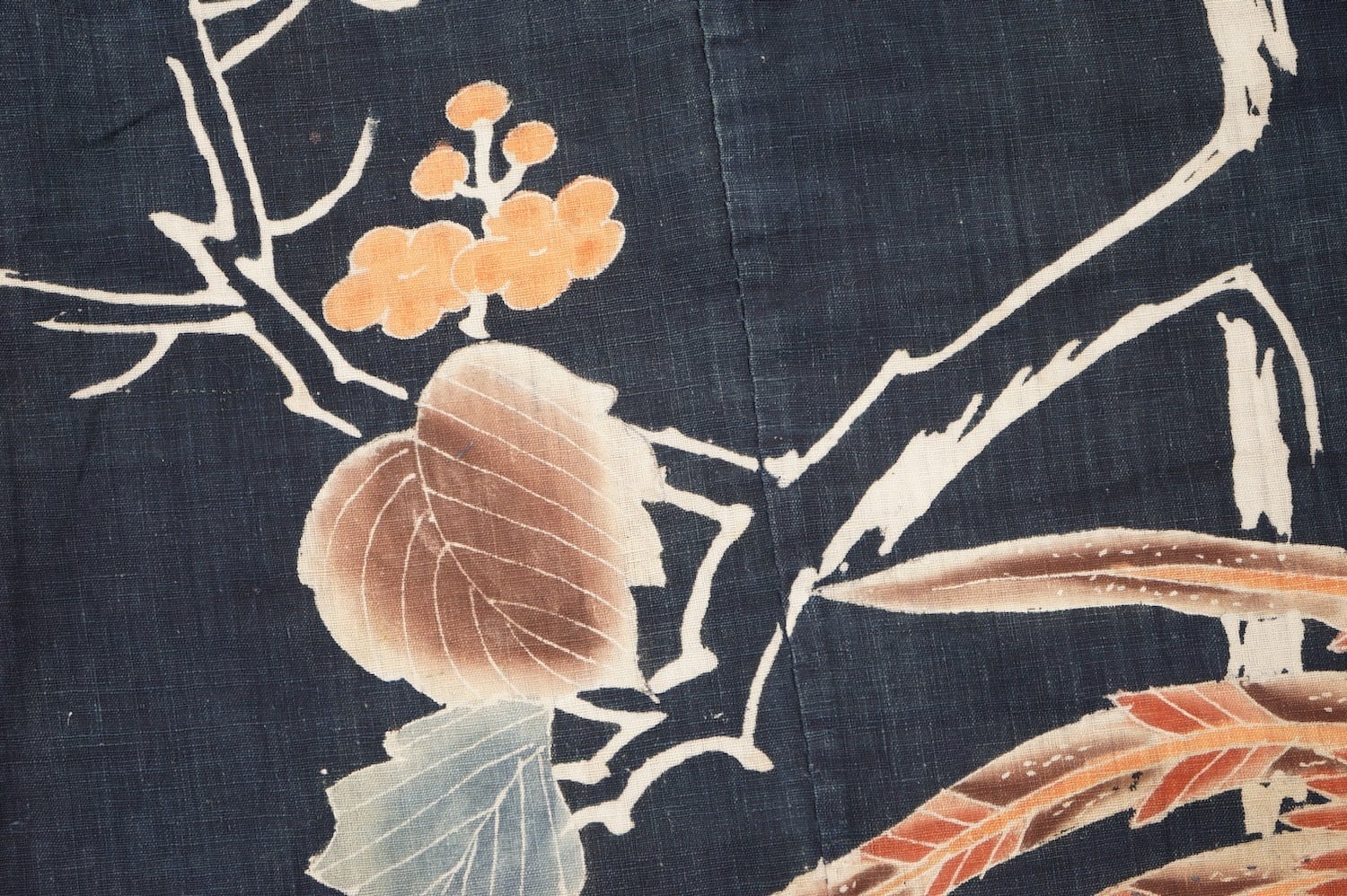 襤褸古布明治時代 のぼり旗手書き、珍品 家紋 襤褸古布藍染 楽天市場