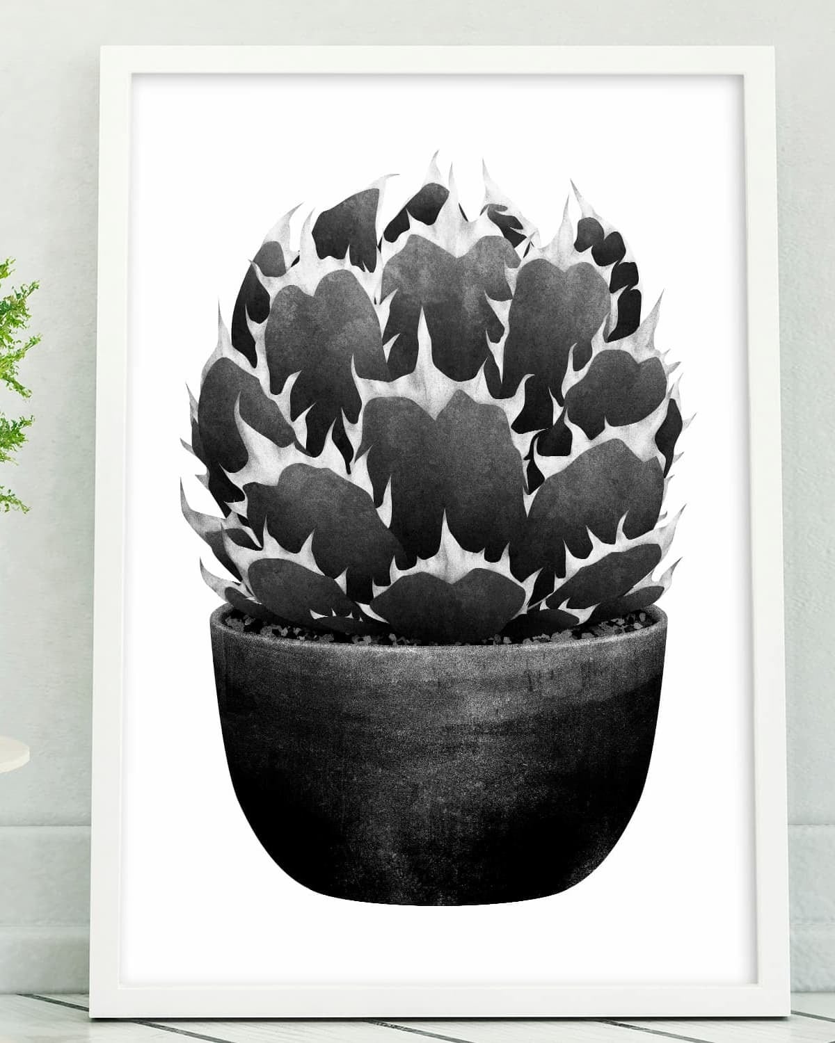 アートポスター / Agave titanota mono eb219 | EITRIBRO(エイトリブロ