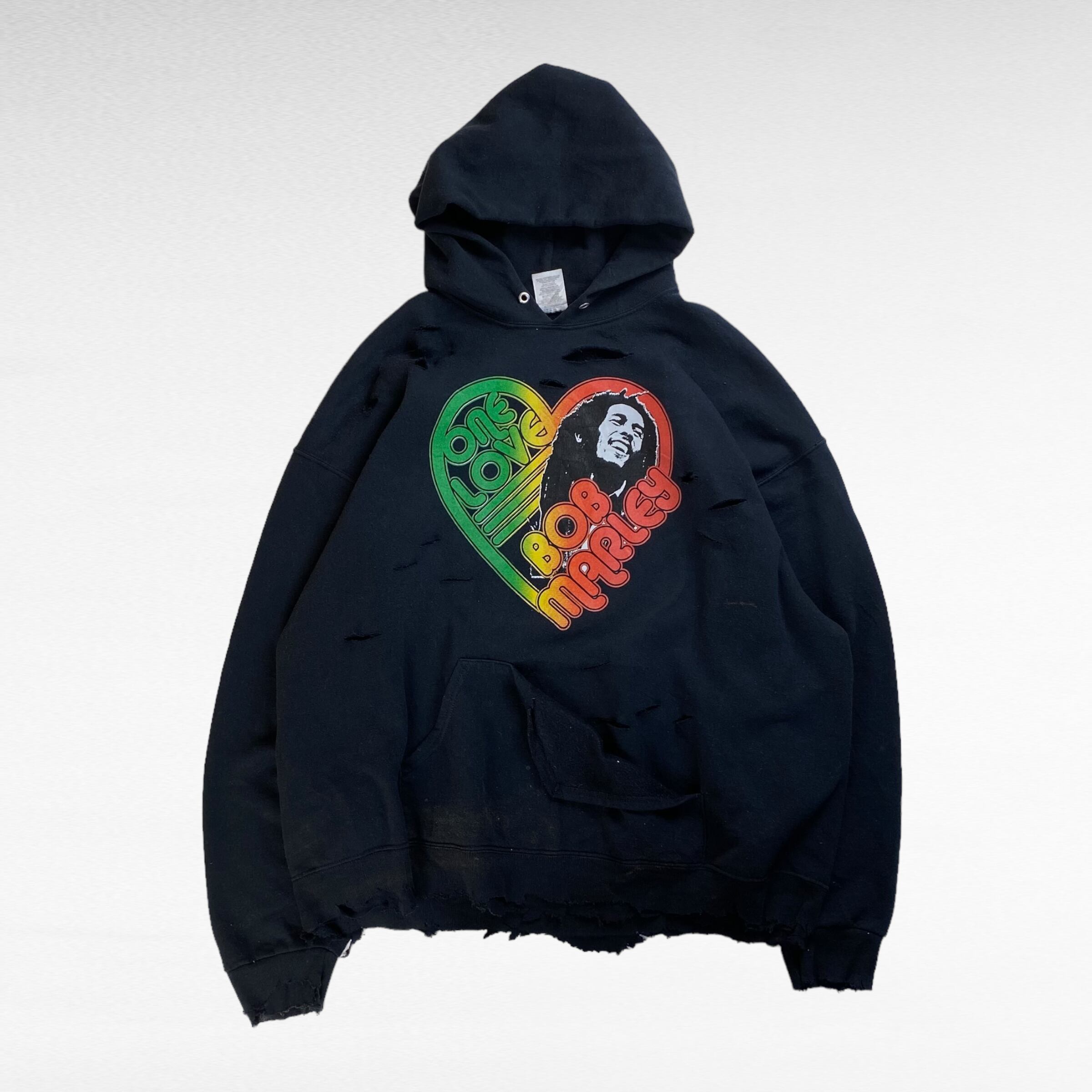 remake】【90's】 ジャージーズ 2XL ボブ・マーリー リメイク ボロ