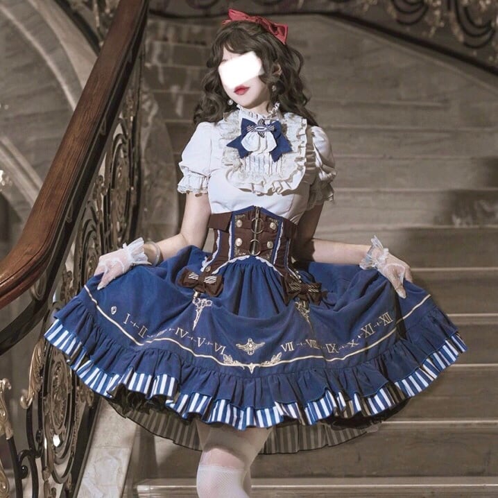 ロリータ クラロリ スカート ブラウス ベルト セット | ChouChou