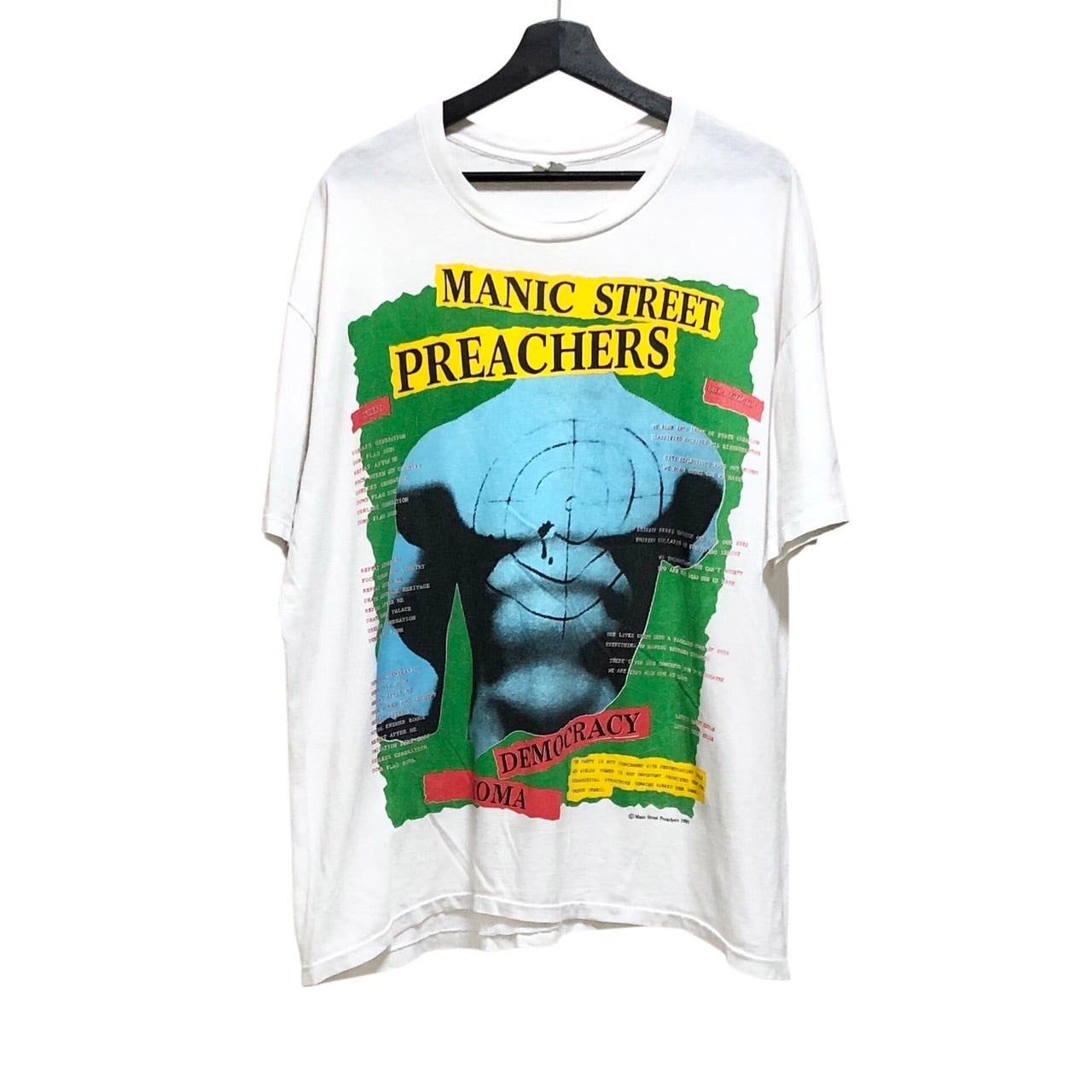 vintage 1991's MANIC STREET PREACHERS music tee 
