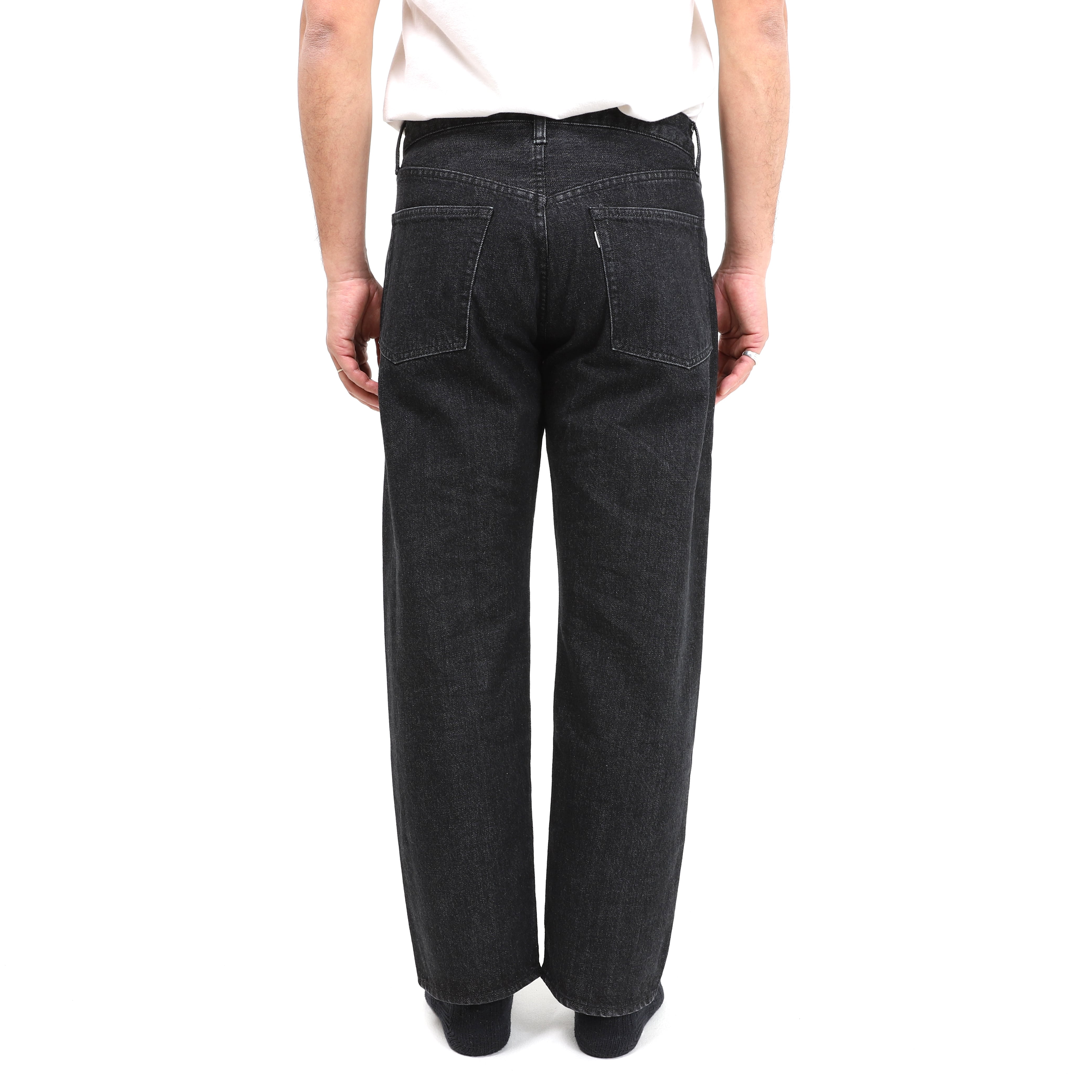 Japan Black Washed Denim Pants | OVY