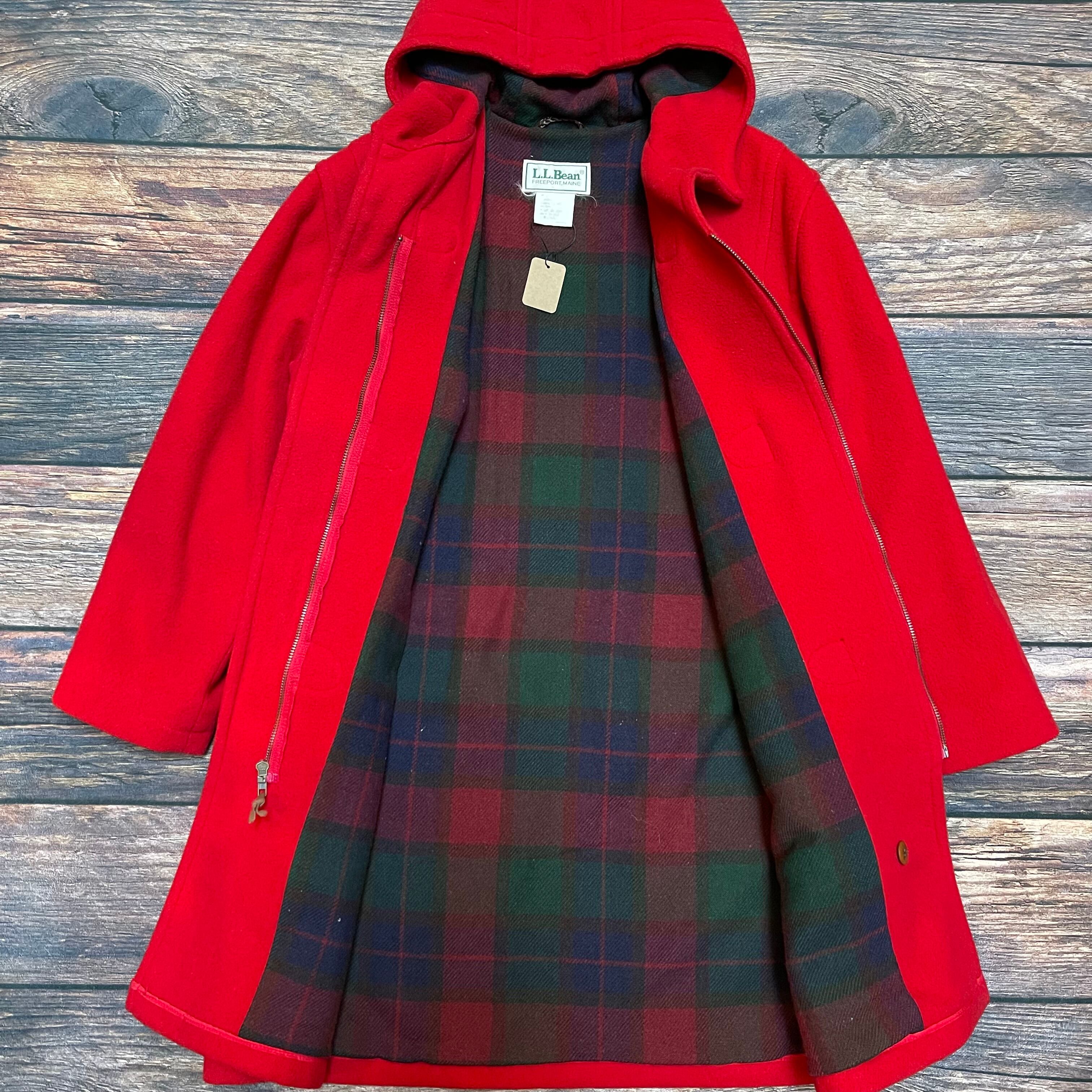 80's USA製 L.L.Bean ダッフルコート レッド S | 古着屋DIGDIG