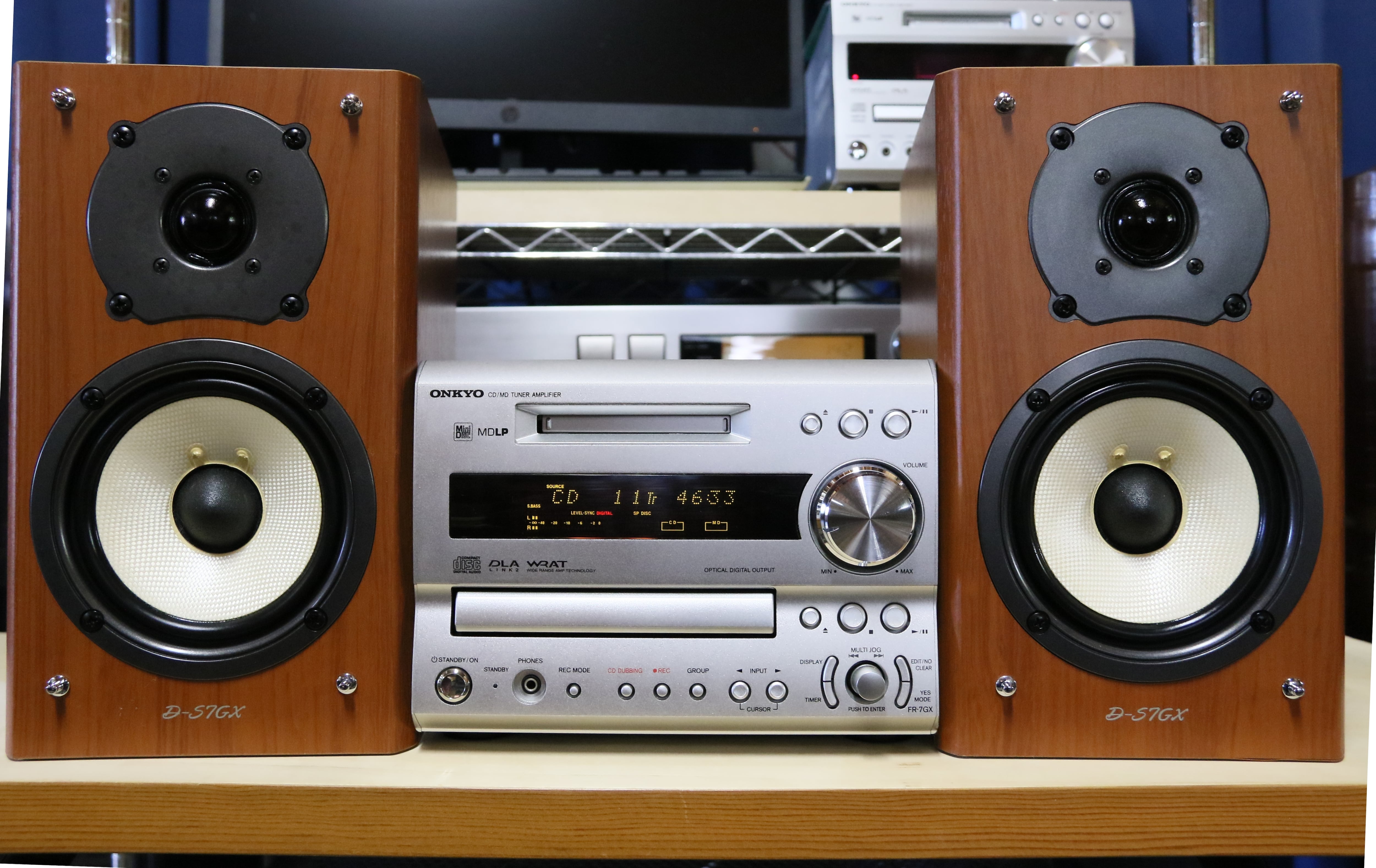 ミニコンポの基準機！】ONKYO FR-7GX ＆D-S7GX MD/CD/ﾁｭｰﾅ/ｱﾝﾌﾟ/ｽﾋﾟｰｶ