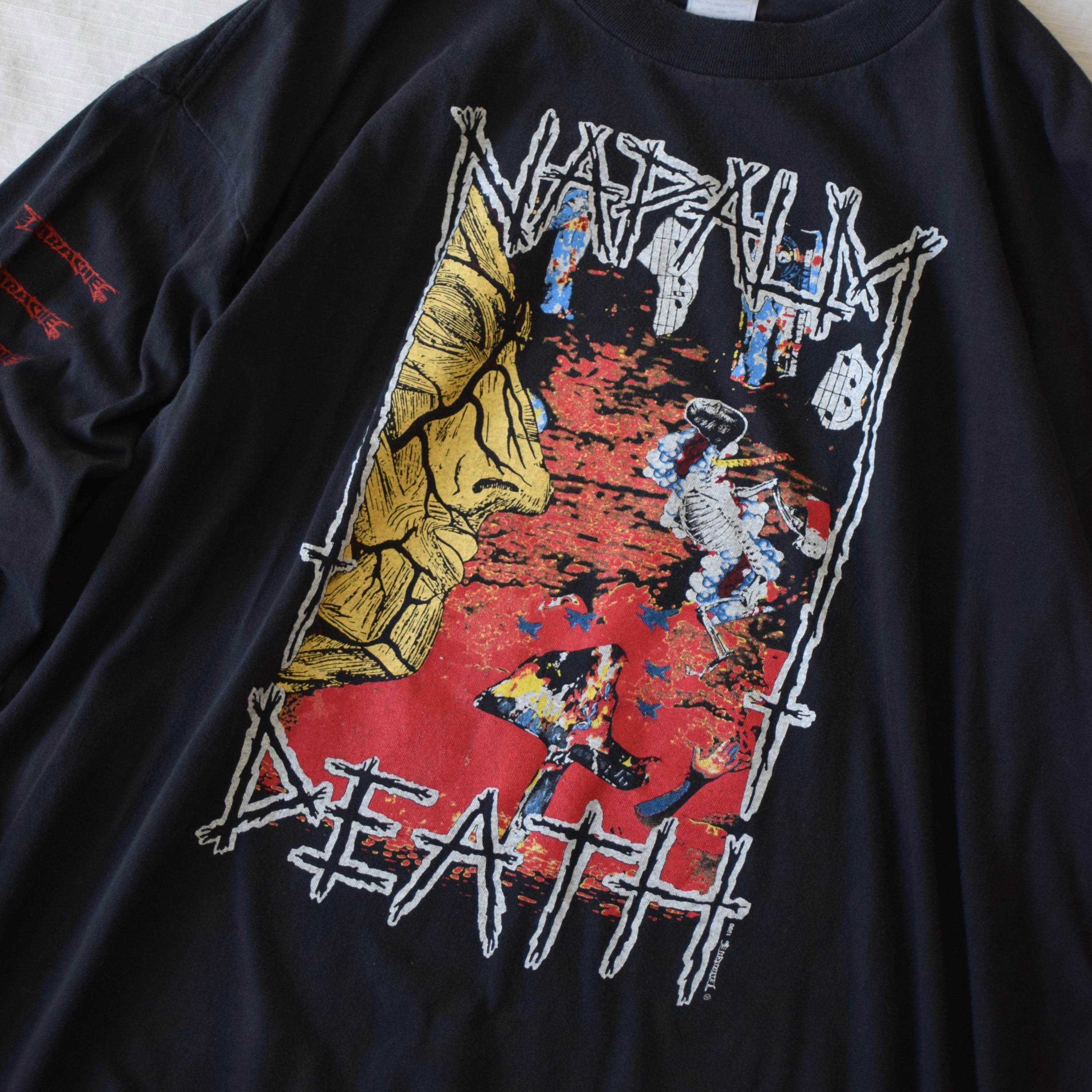 Special!!】90's NAPALM DEATH ロングスリーブTシャツ メンズL