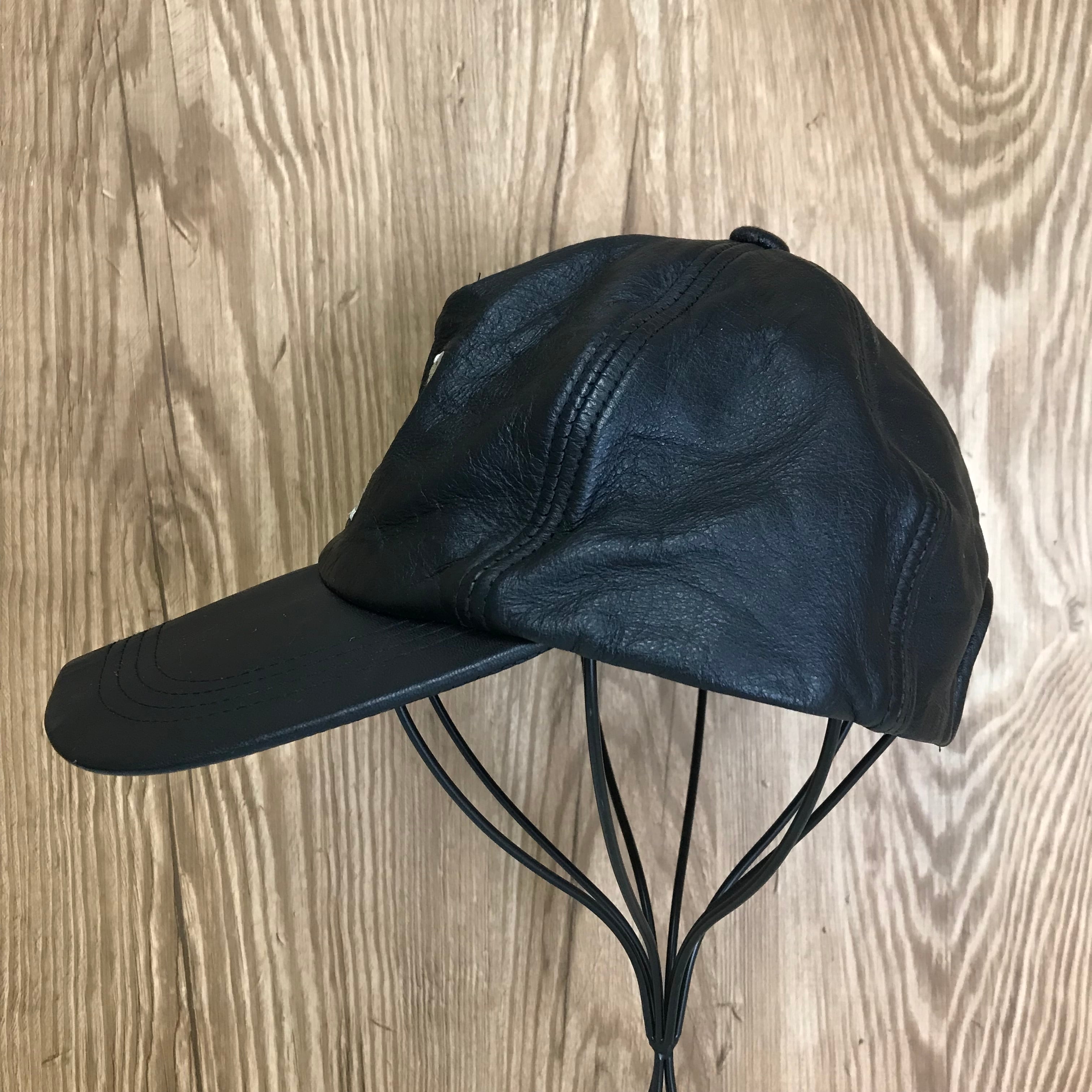90s VINTAGE OLD GAP オールレザー キャップ 帽子 90年代 オールド