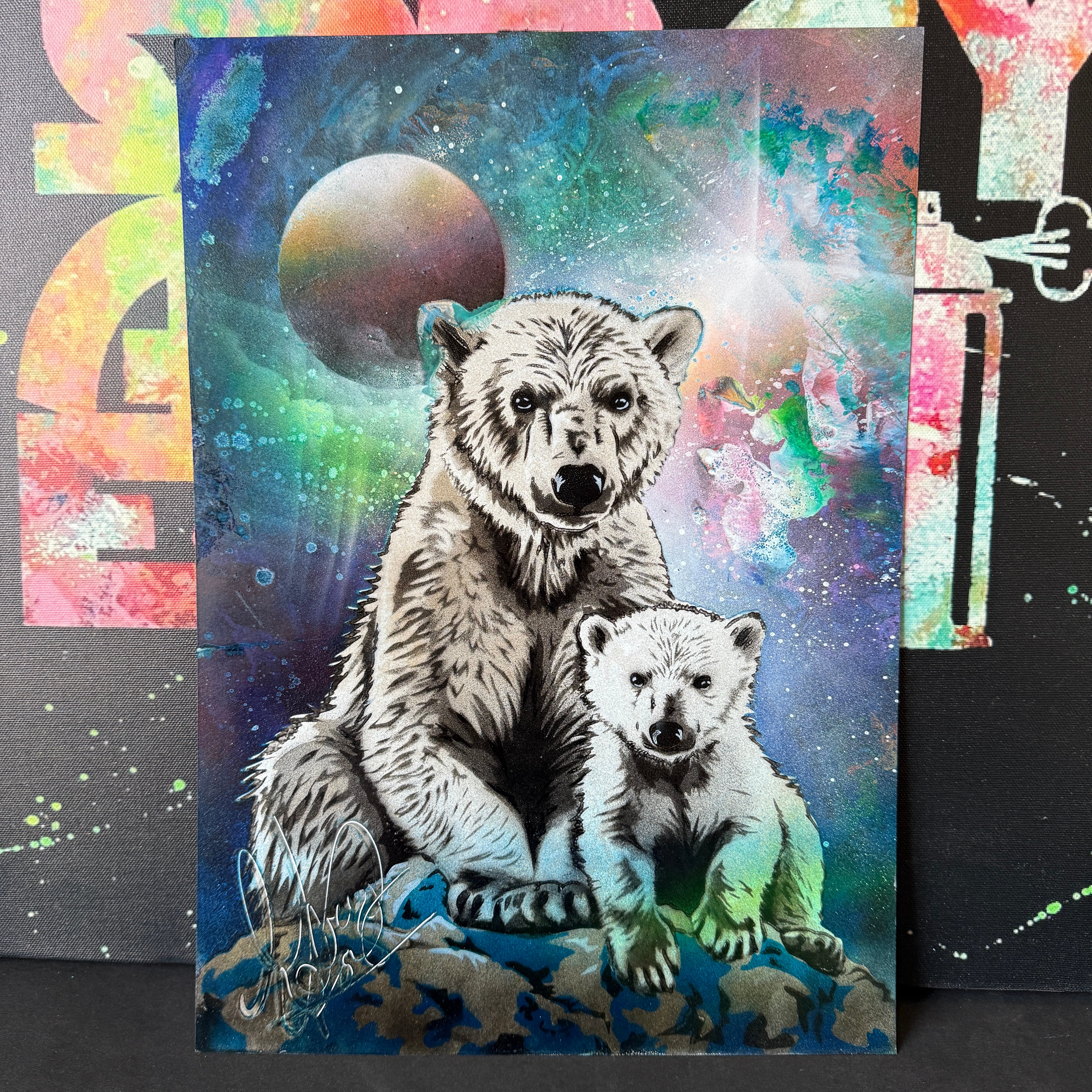 スプレーアートエデンさん B4 サイズ 原画 スプレーアートエデン原画