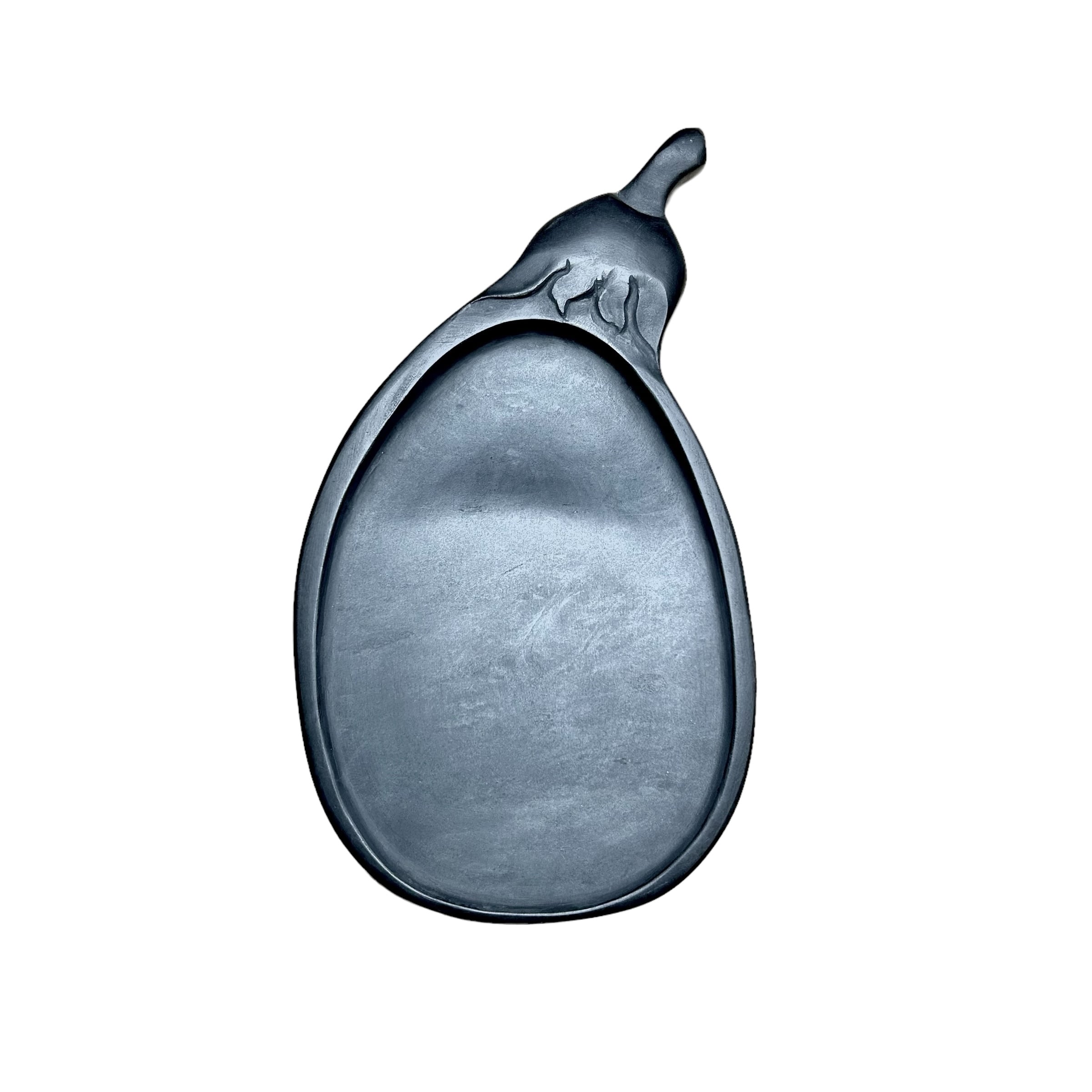 彫刻茄子硯 | 甲州雨畑硯 峯硯堂本舗