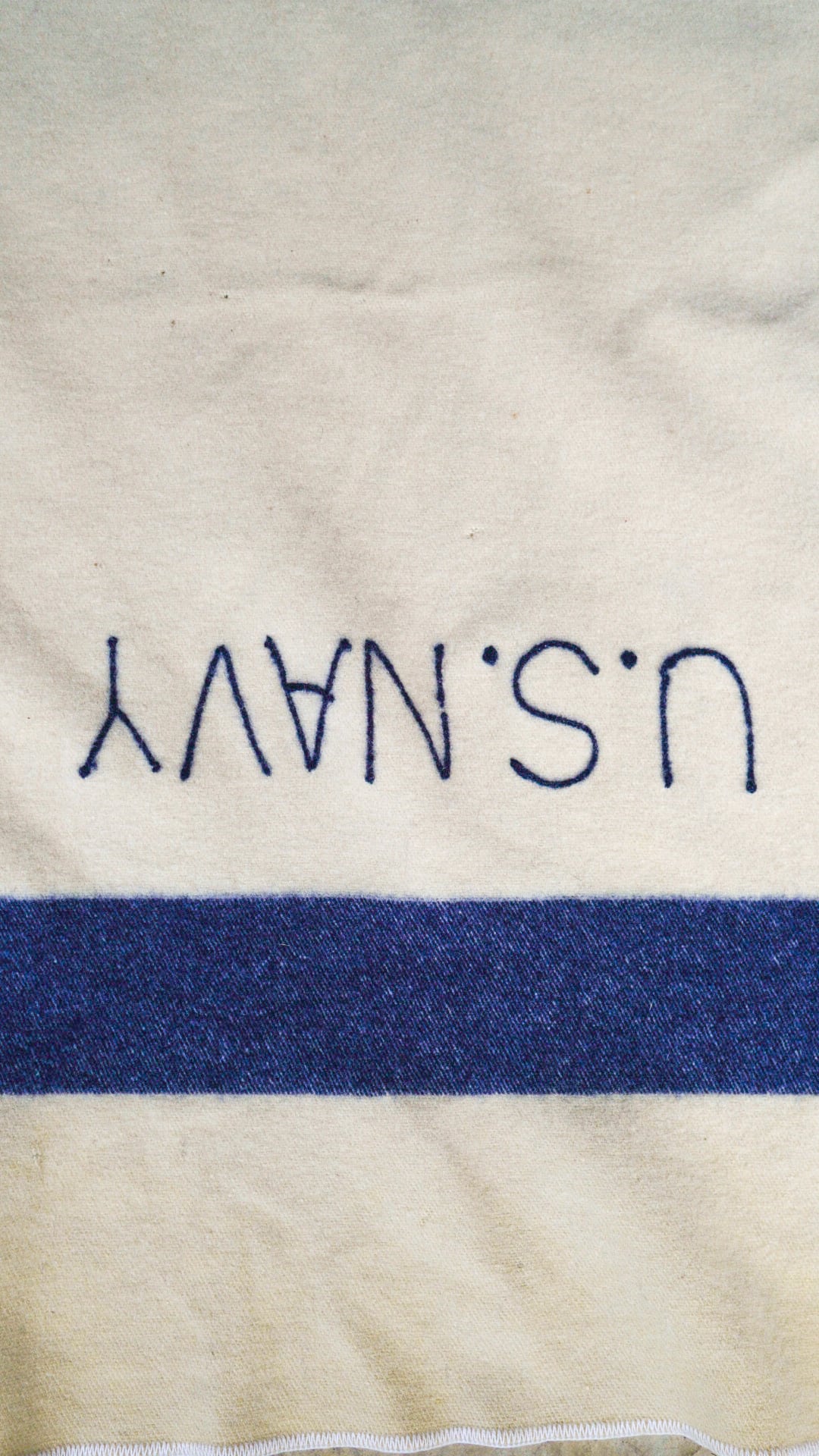 1940s】アメリカ海軍 ウール ブランケット 《U.S. Navy USN 実物