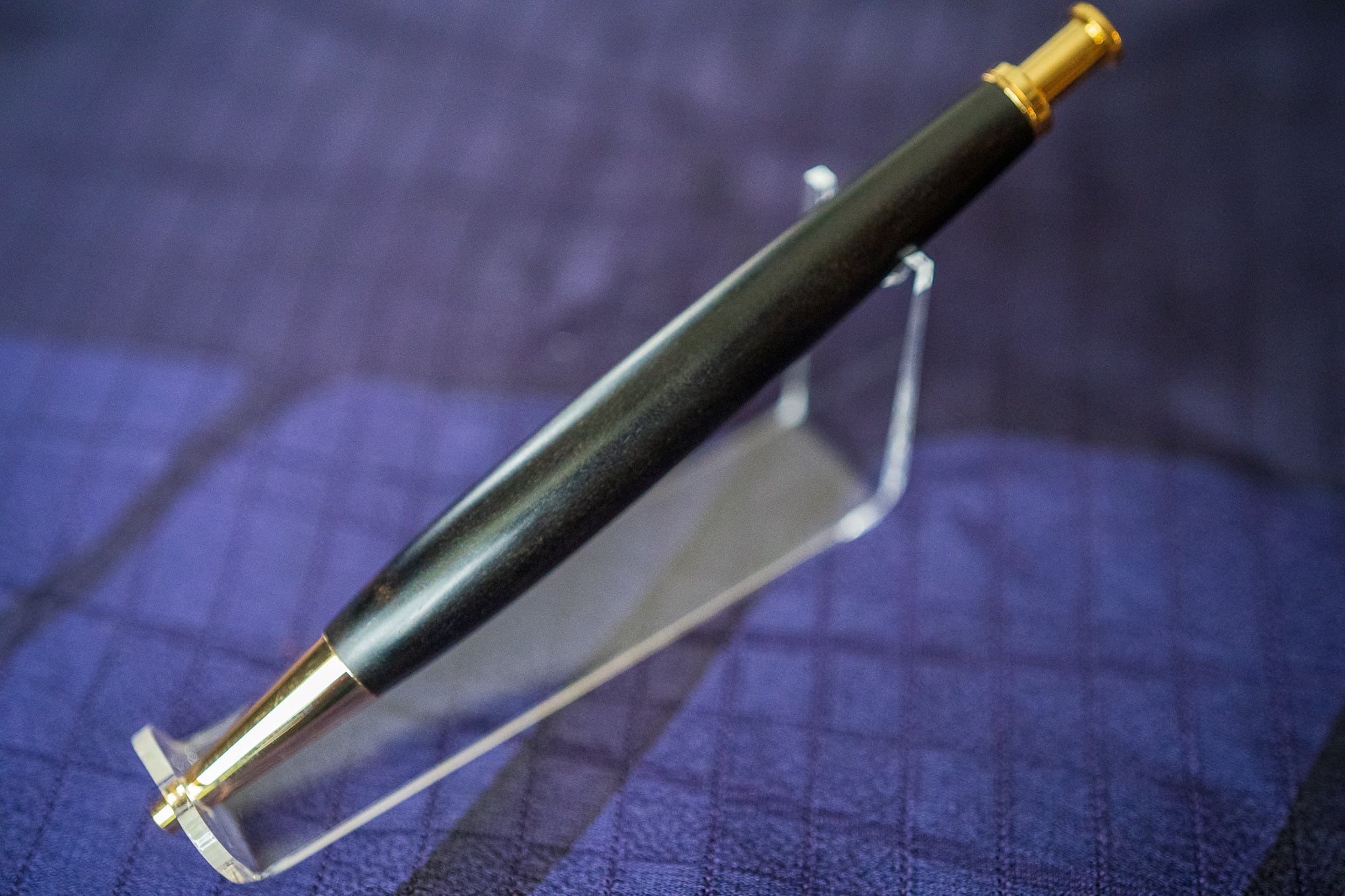 幻の銘木【青黒檀】パトリオットボールペン 幻の銘木【青黒檀