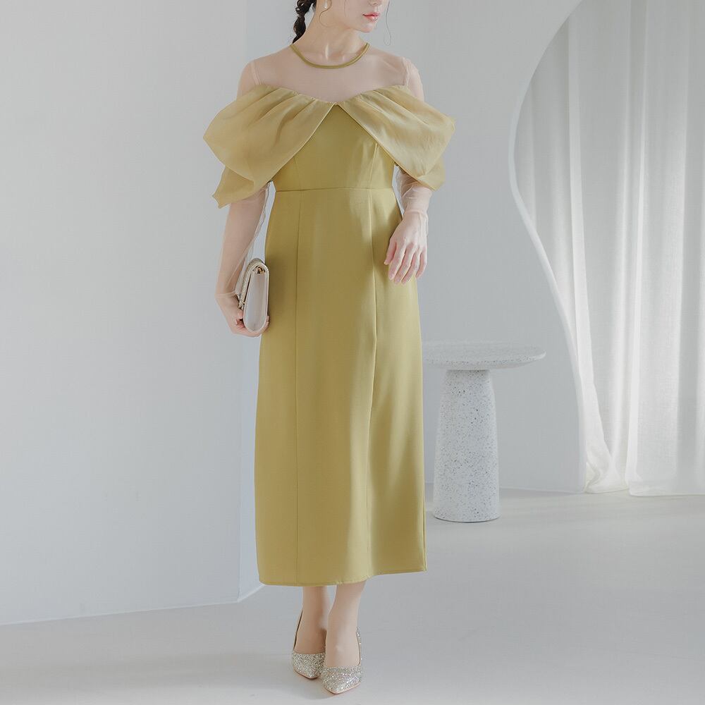 300102 epic day エピックデイ オフショルダータイトドレス ドレス