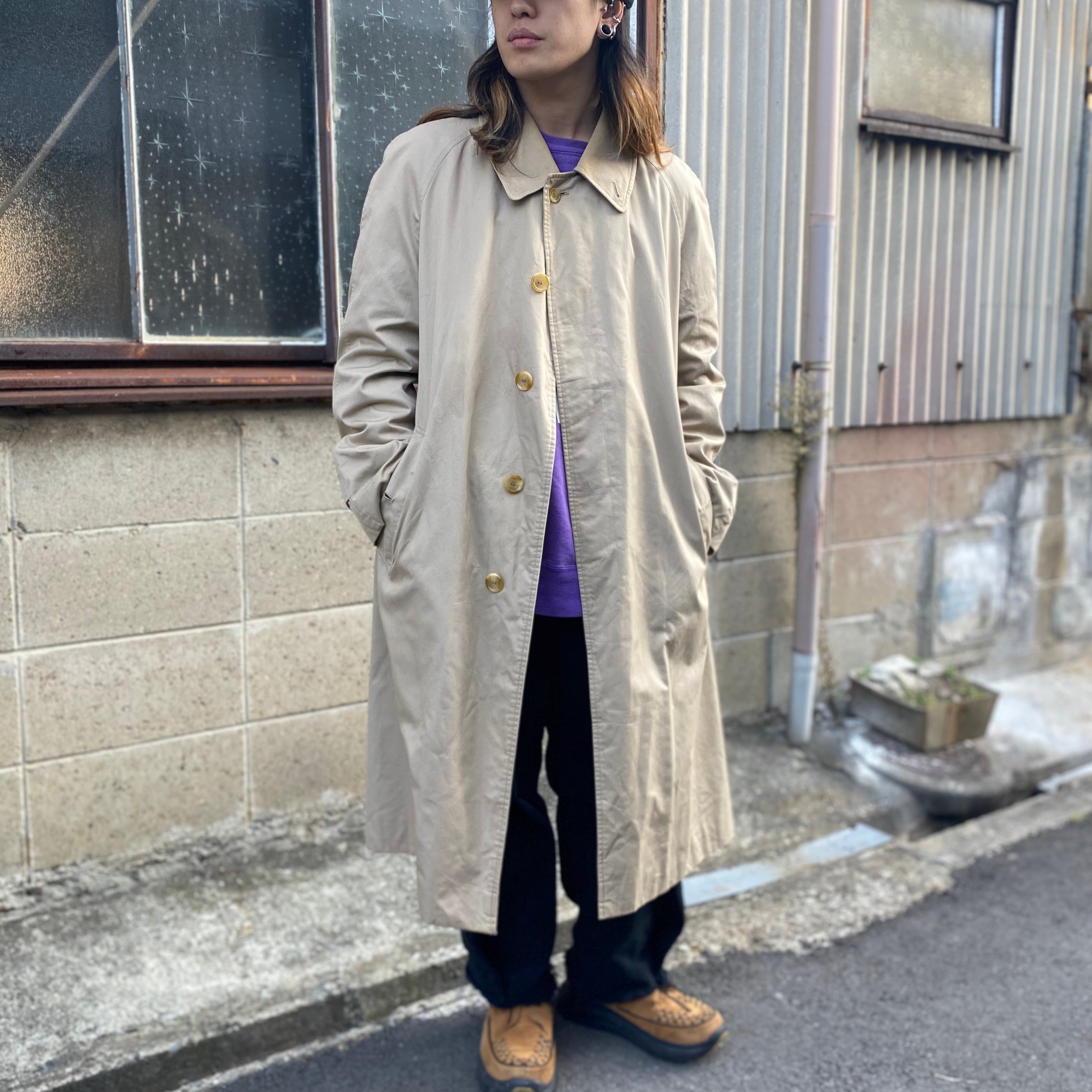 ビンテージ 英国製 Burberry's バーバリー ステンカラーコート バルマ