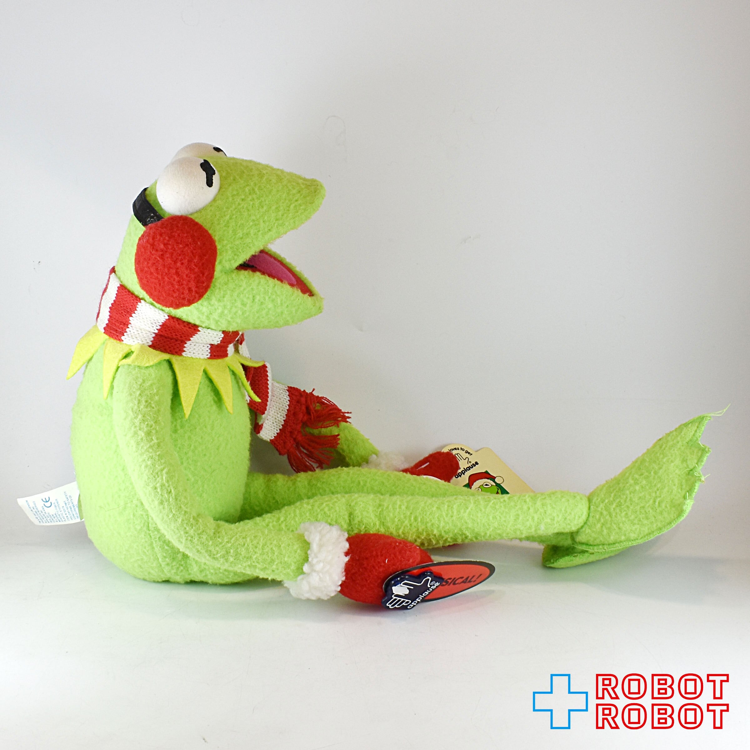 アプローズ社 マペッツ カーミット 冬仕様 ぬいぐるみ人形 1997