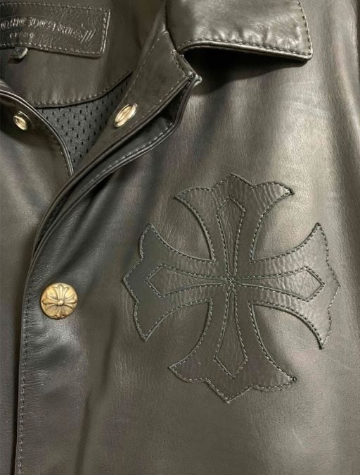 CHROME HEARTS クロムハーツ riggins レザー コーチジャケット