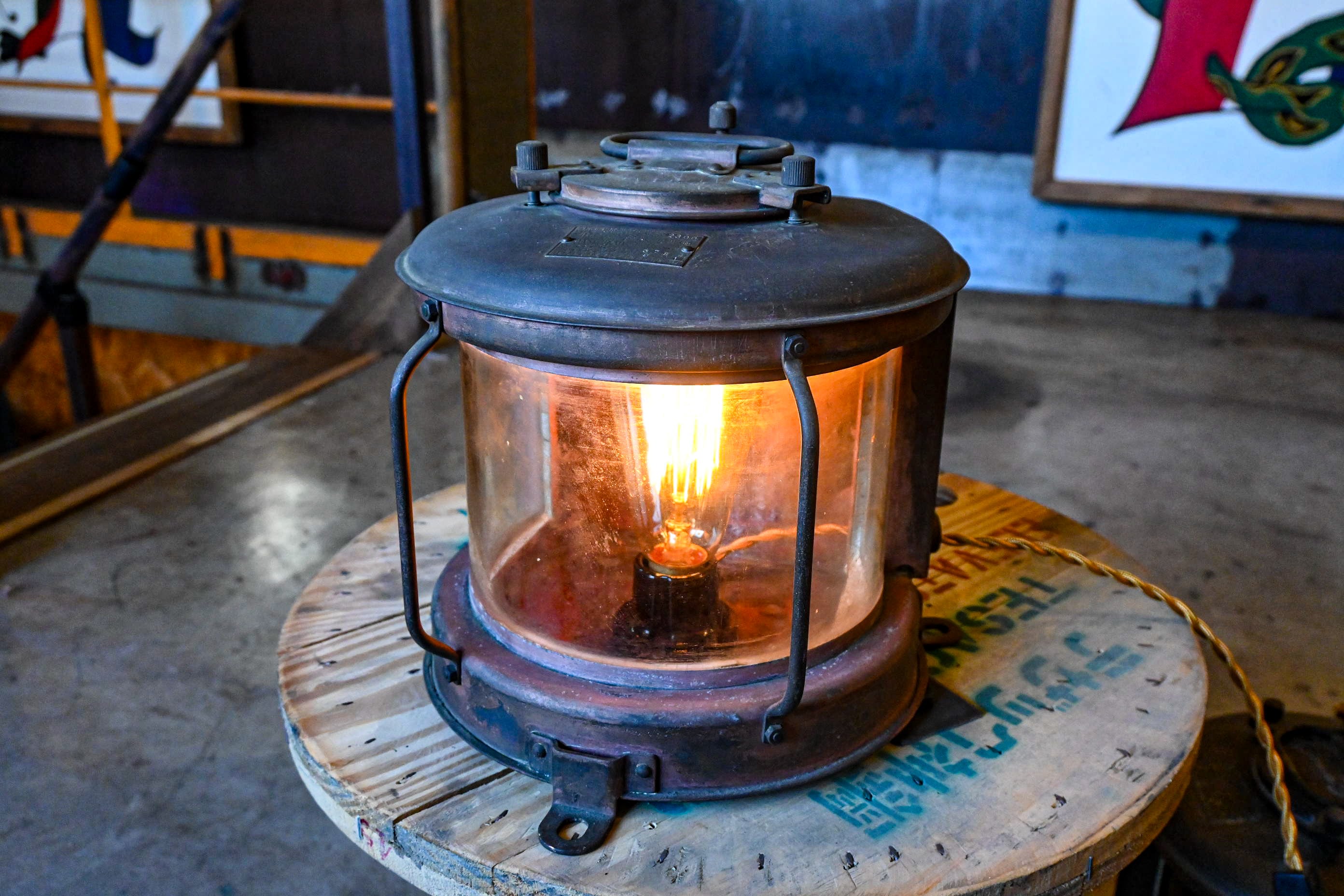 vintage 日本船舶灯 remake