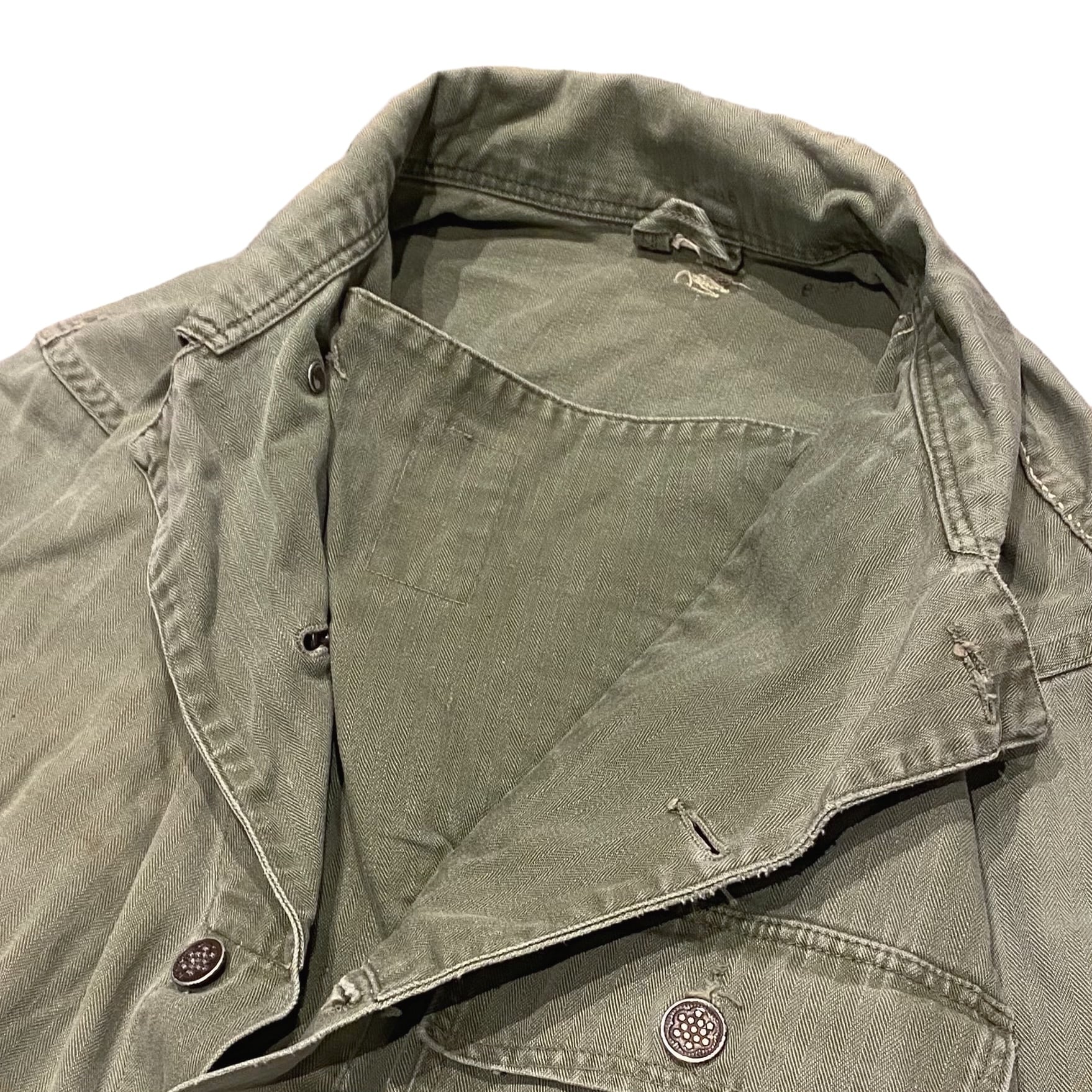 40's US ARMY M-43 HBT つなぎ all-in-one S / アメリカ軍 米軍実物