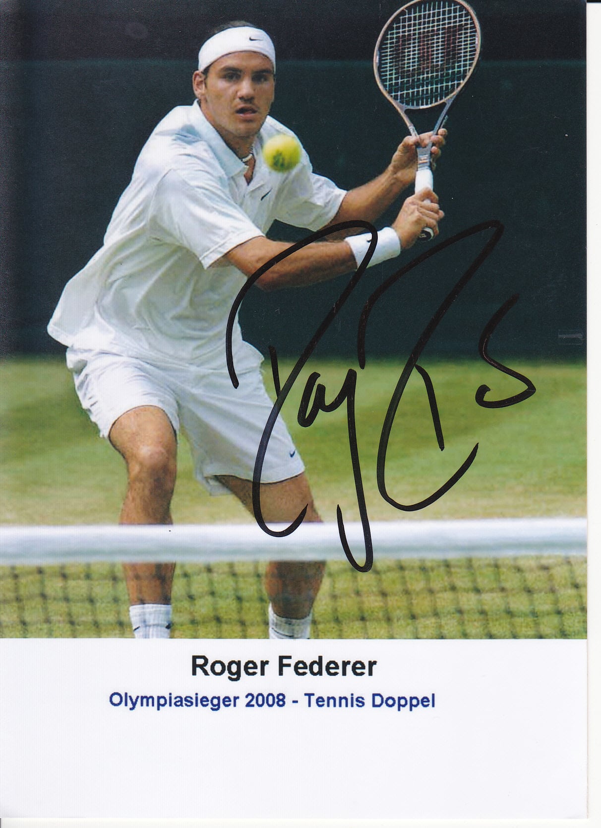 ☆ロジャー・フェデラー直筆サイン入り,フォト | リバティクロス