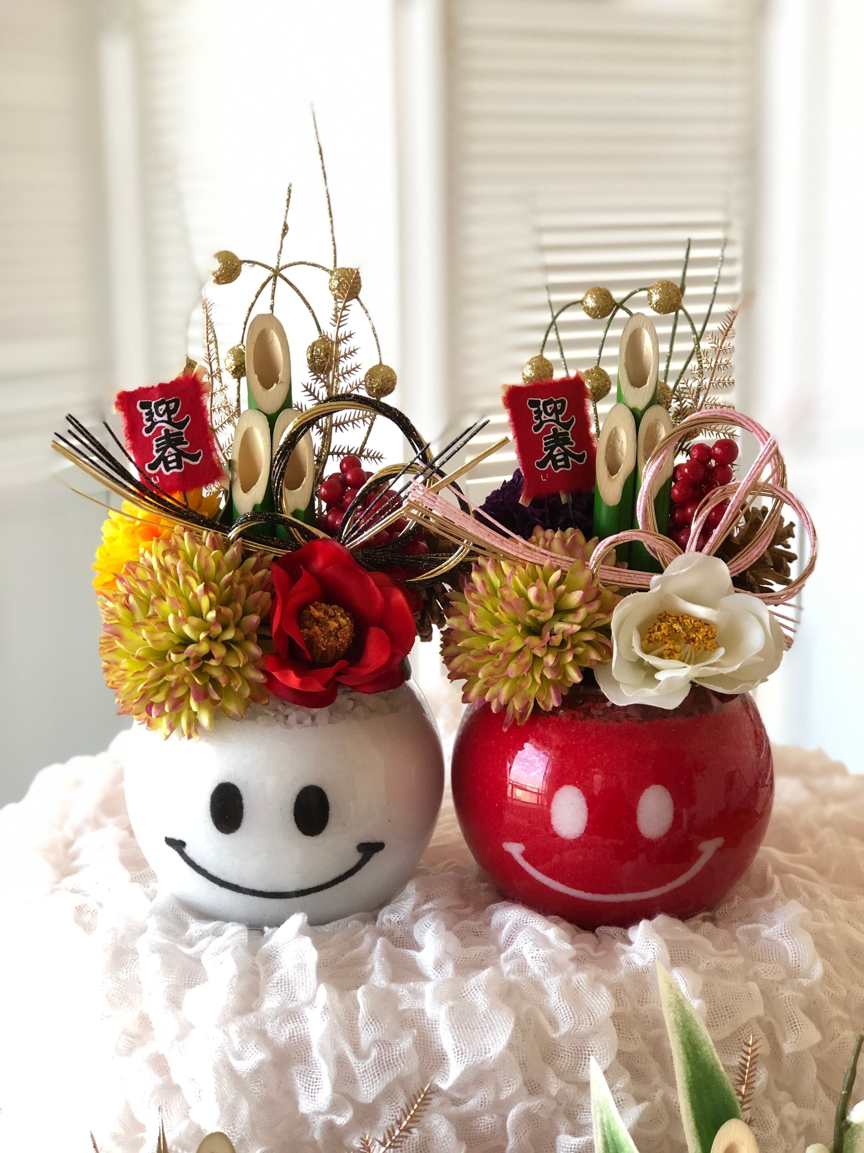 門松ニコちゃん【D】 | カラーサンドスタジオ