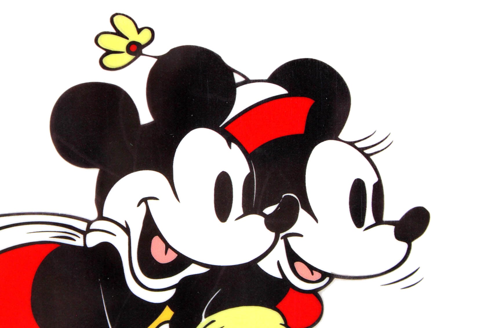 ディズニー セル画「氷上のミッキー&ミニー」額縁2種選択可 展示用