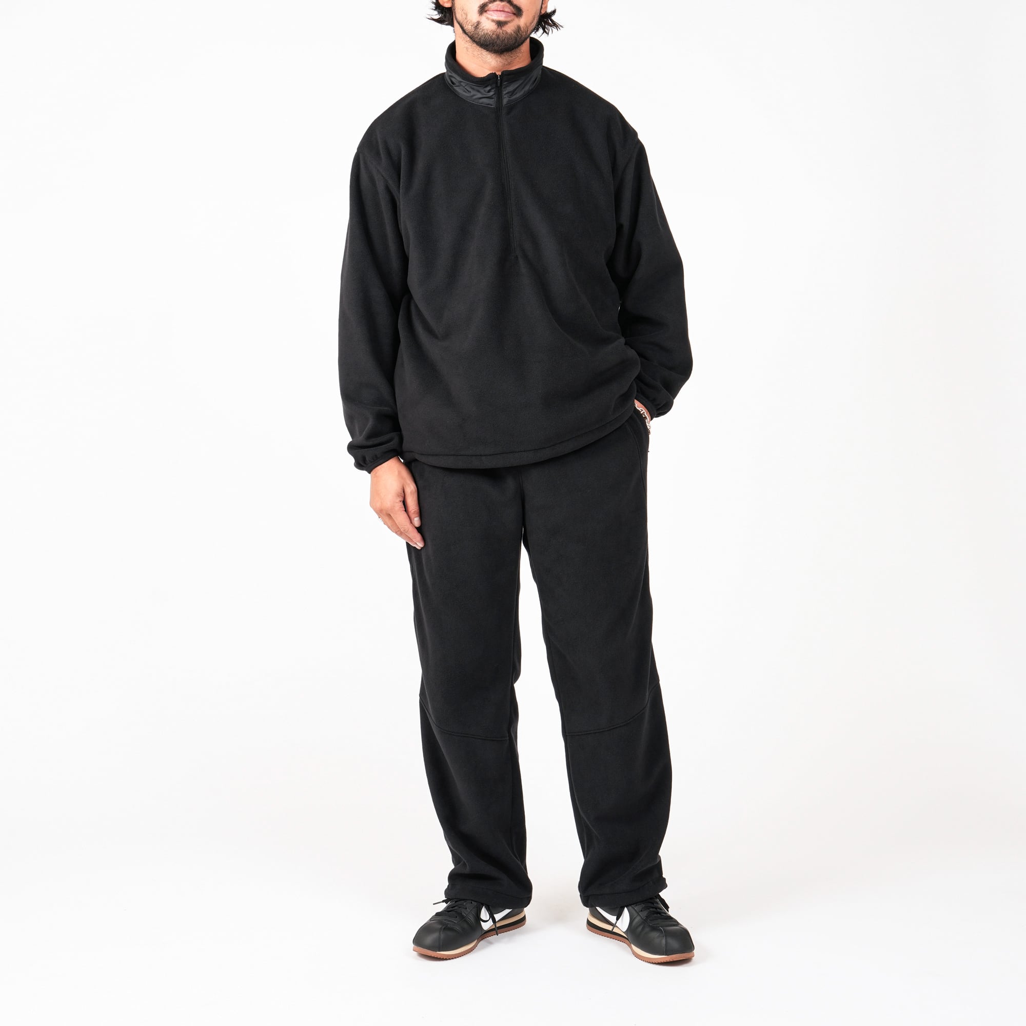 RECYCLE MICRO FLEECE HALF ZIP JACKET | OVY