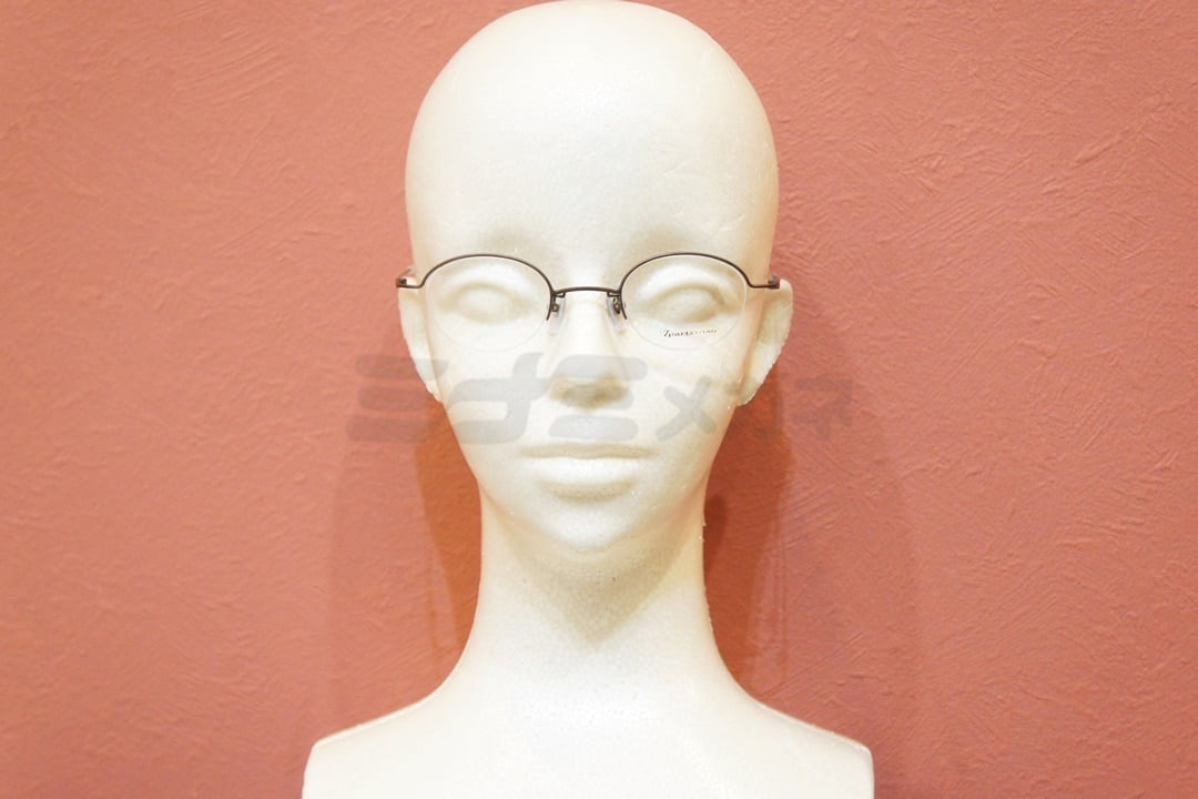 妻夫木聡さん着用】Zparts メガネ Z-108 Col.BRIP オーバル ハーフリム