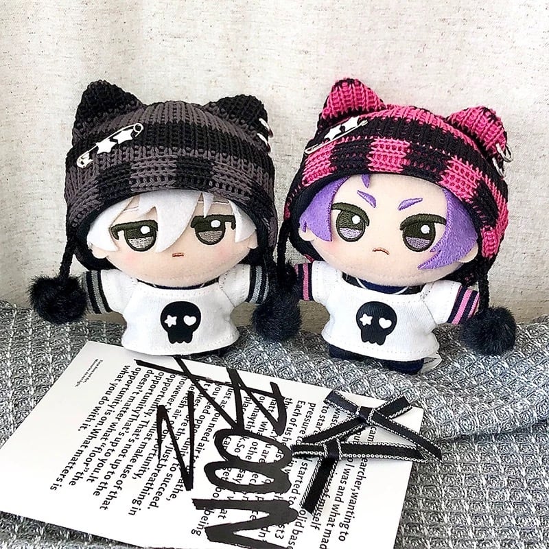 ATK.COS】d129 黒 ピンク 猫耳帽子 着せ替え 人形 ぬいぐるみ 服 衣装