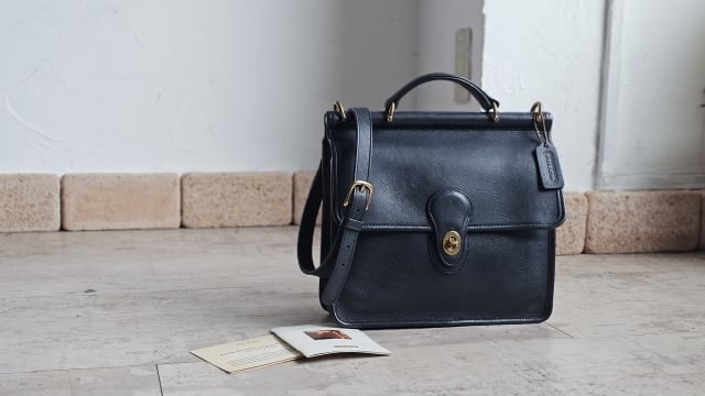 オールドコーチ ☆USA製 ウィリス ターンロック レザー 2WAY