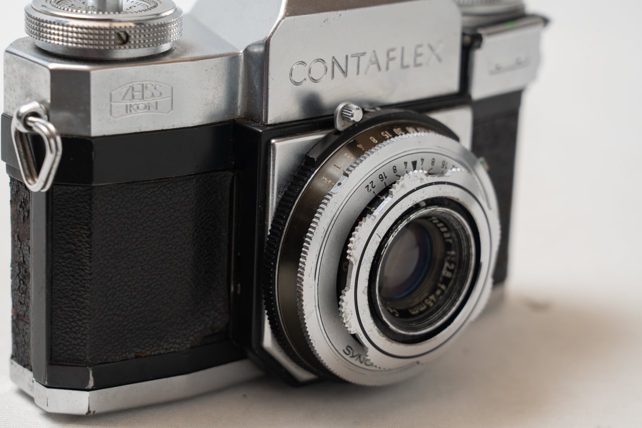ZEISS IKON コンタフレックス CONTAFLEXII Carl Zeiss Tessar 45mm F2