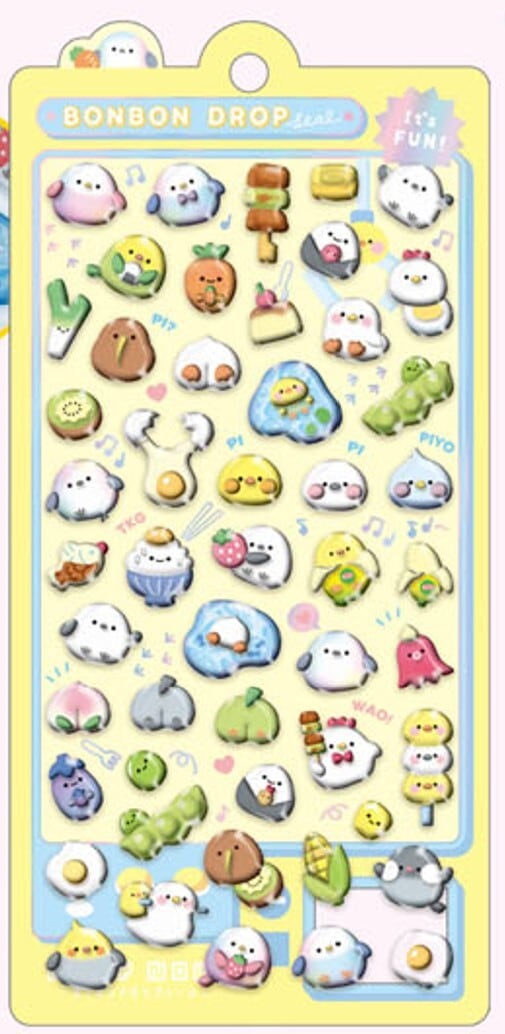 送料無料 ボンボンドロップシール 第2弾 qli_91051_91056 クーリア