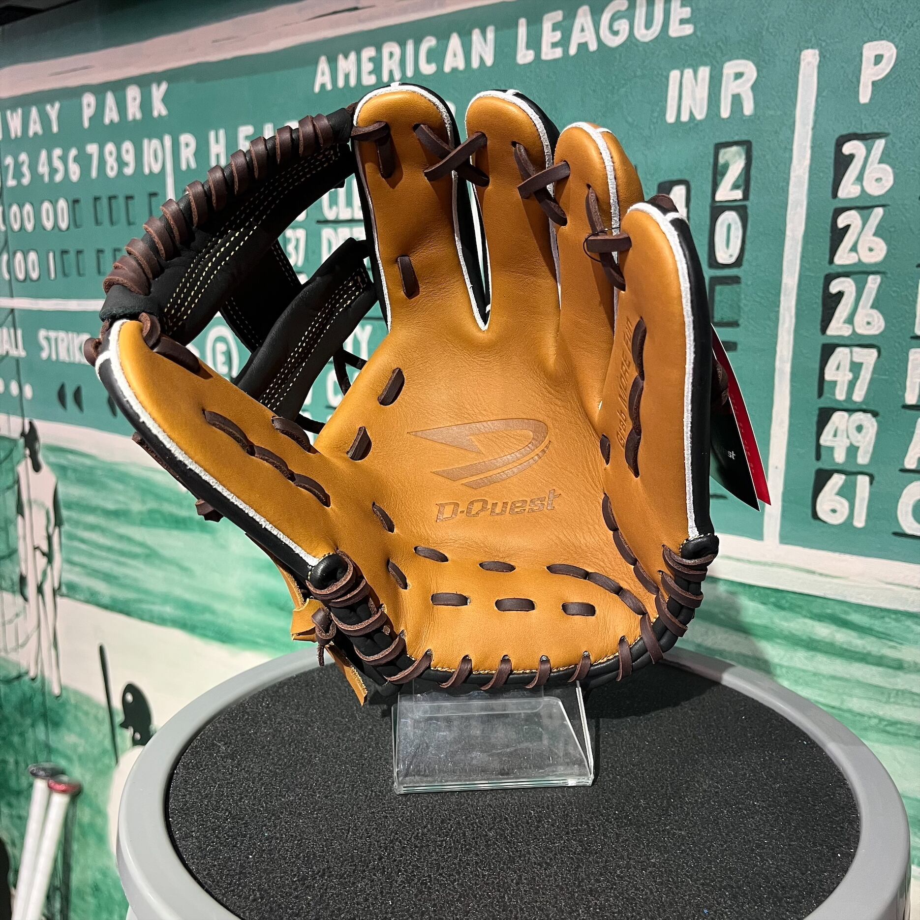 D-Quest ディークエスト 軟式グラブ 内野手用 PDR-290T Mタン ブラック