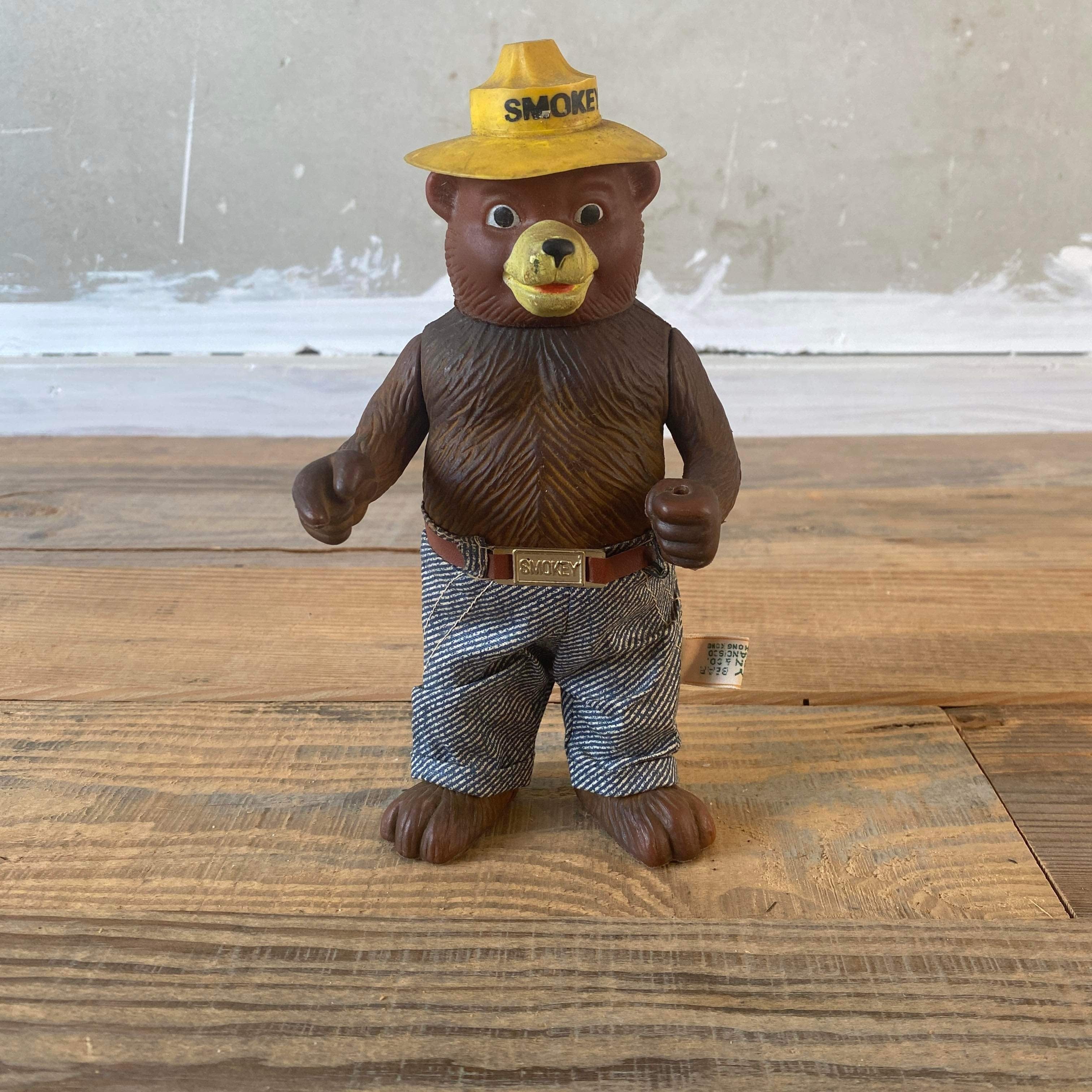 DAKIN製 70's SMOKEY BEAR スモーキーベア ソフビ 978【70年代