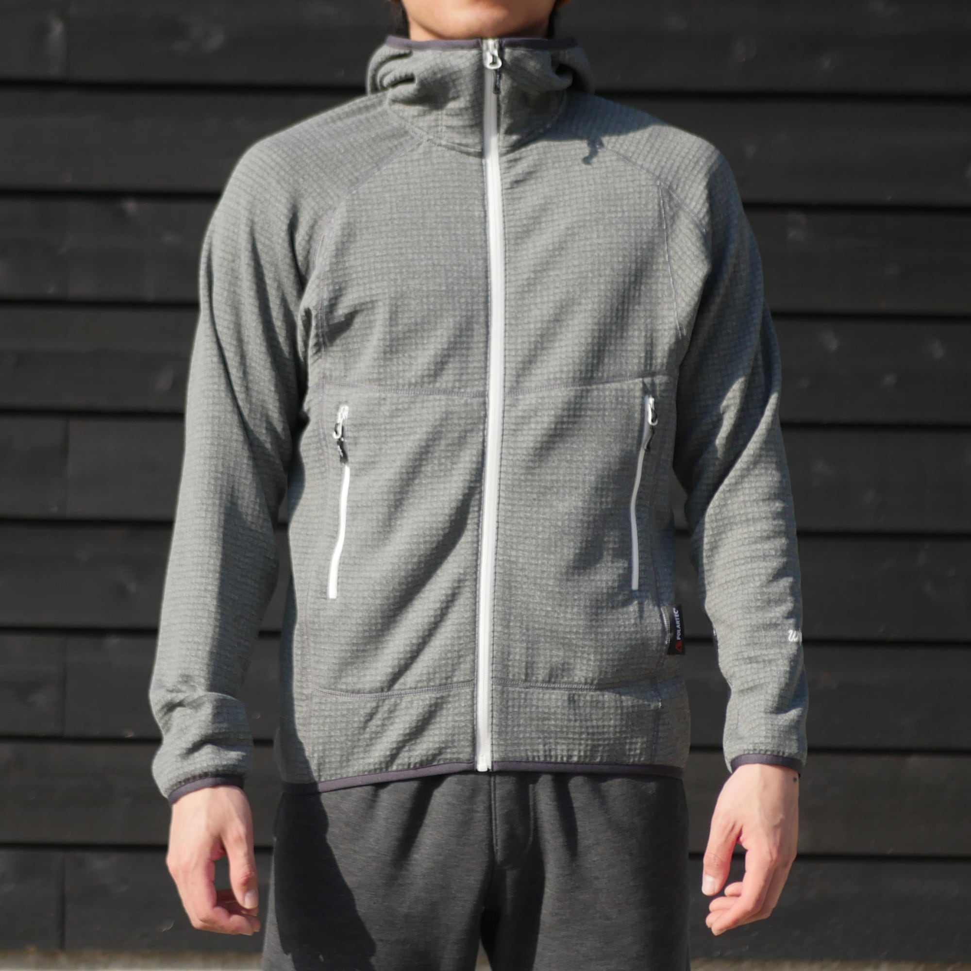 2023 UN2100 Light weight fleece hoody / grey (直販限定カラー
