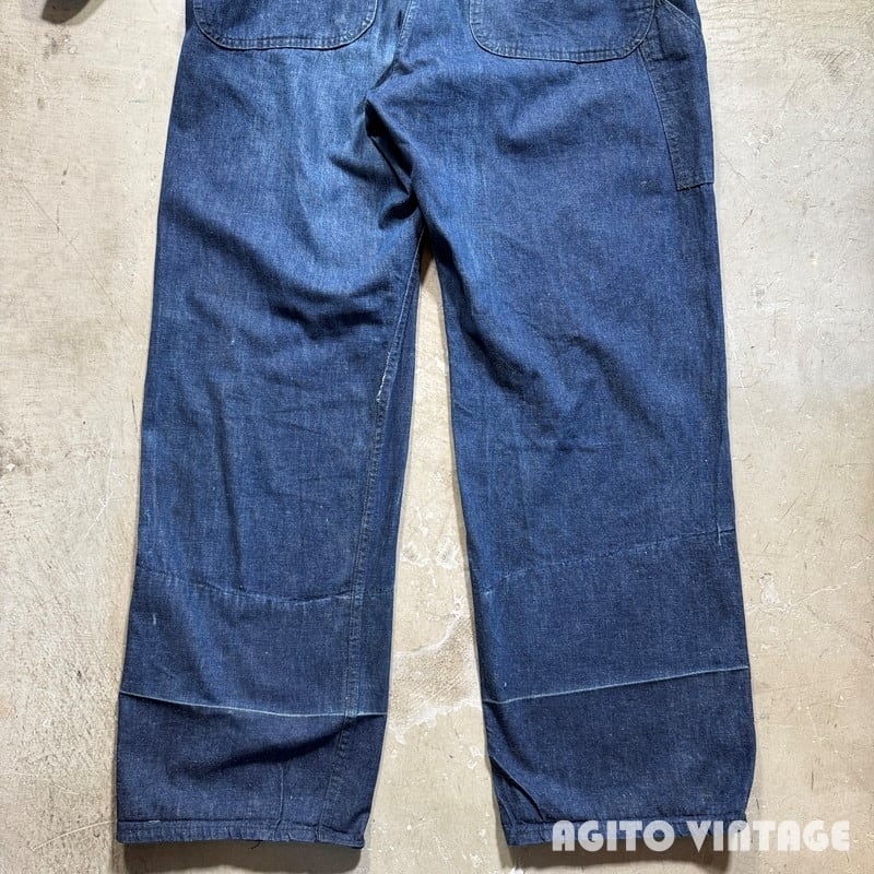 40's Unknown デニムオールインワン ツナギ WW II 大戦モデル 月桂樹