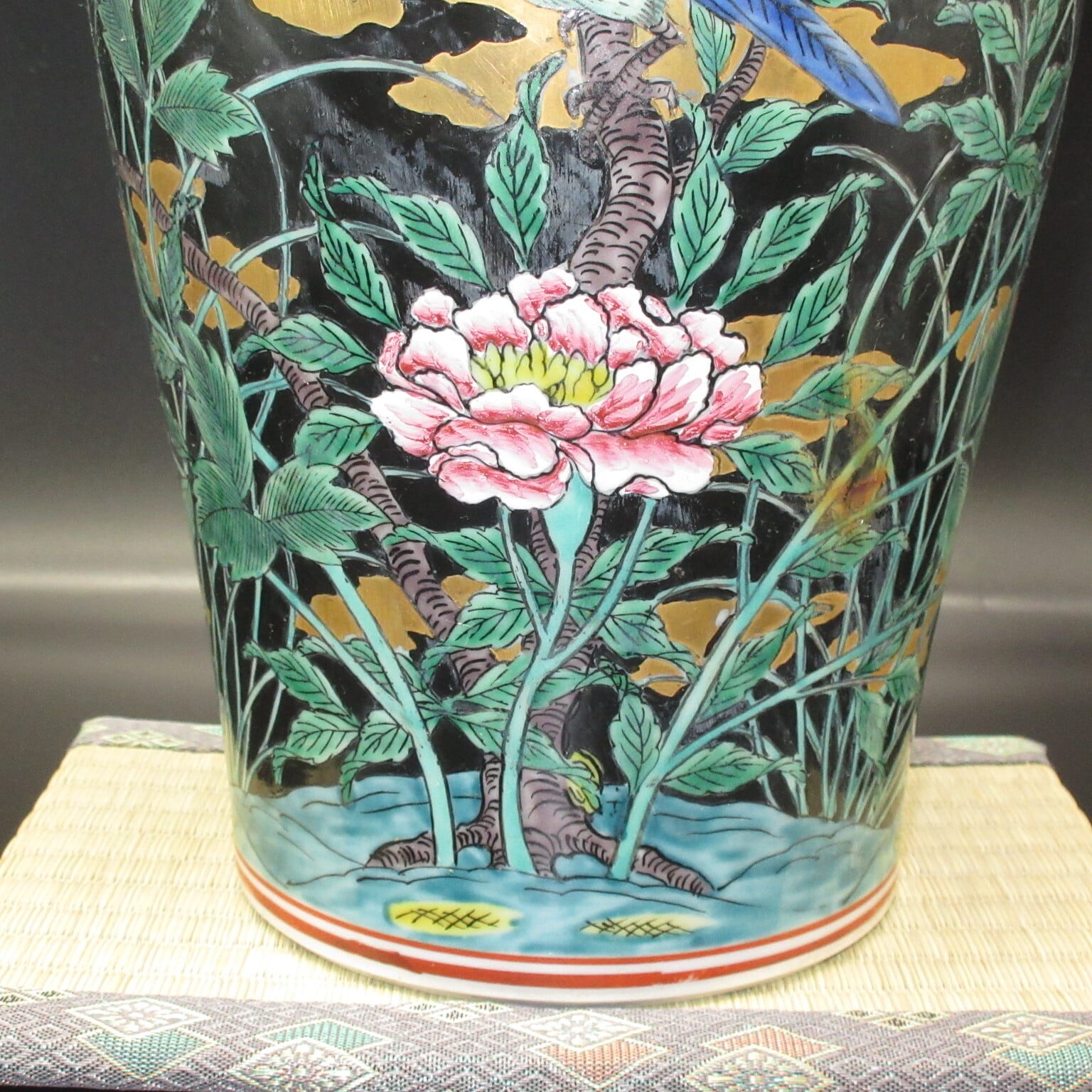 大清乾隆年製】粉彩花鳥 花瓶 | ギャラリー寿