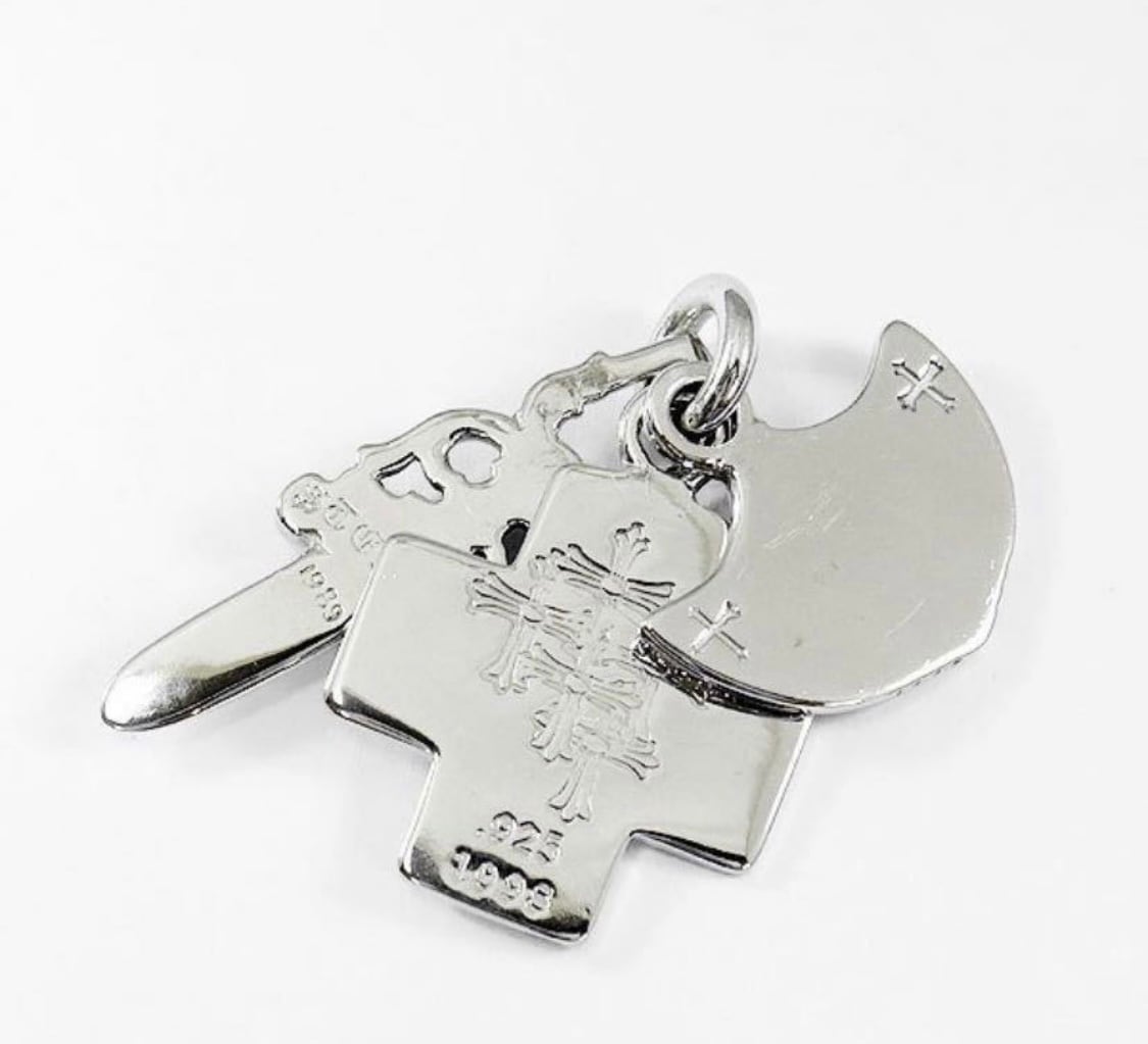 CHROME HEARTS クロムハーツ スリートリンケッツ ダイヤモンド 3