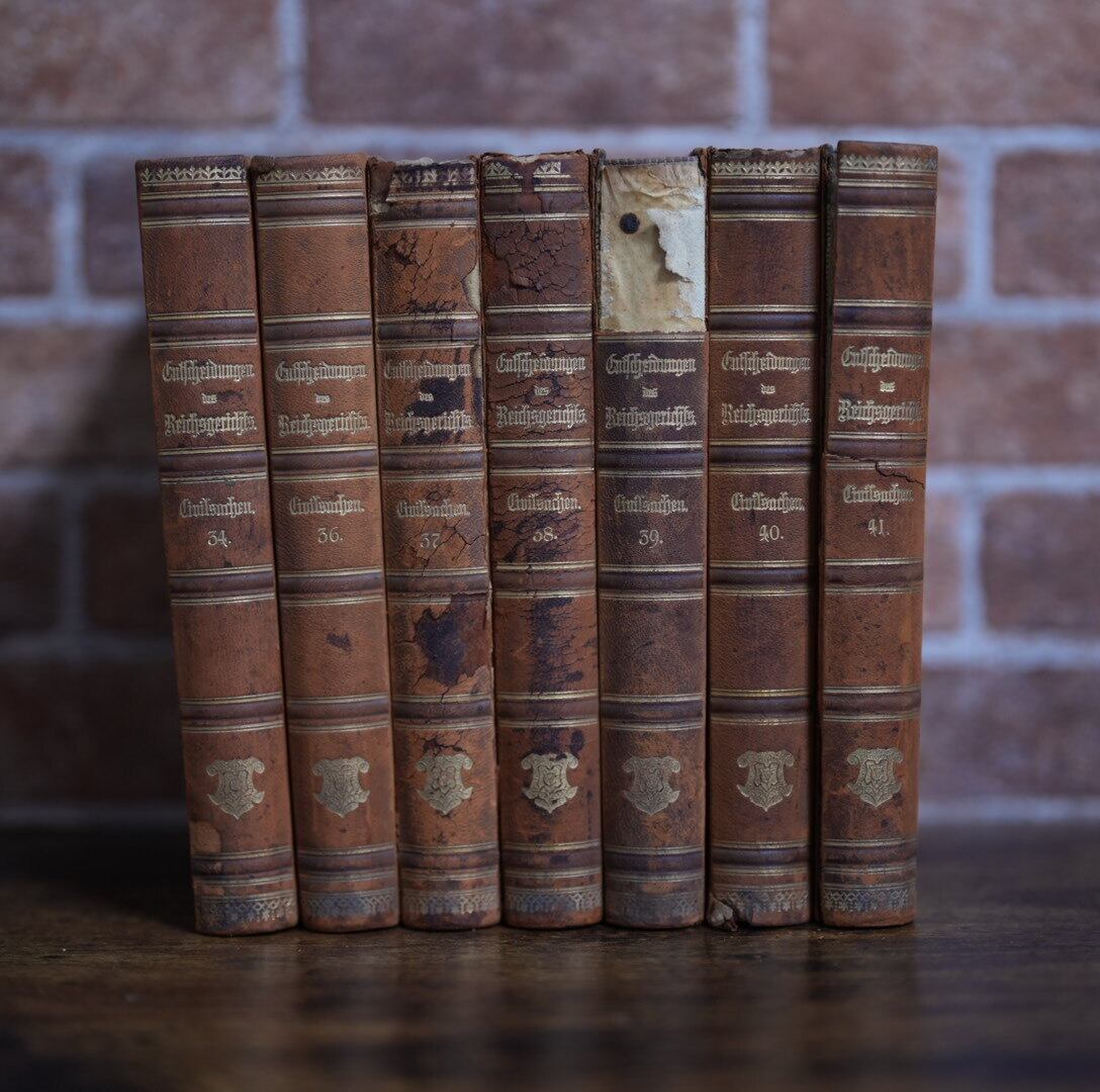 Vintage Book 【7set】洋書 古書 インテリア アンティーク | 【*Open