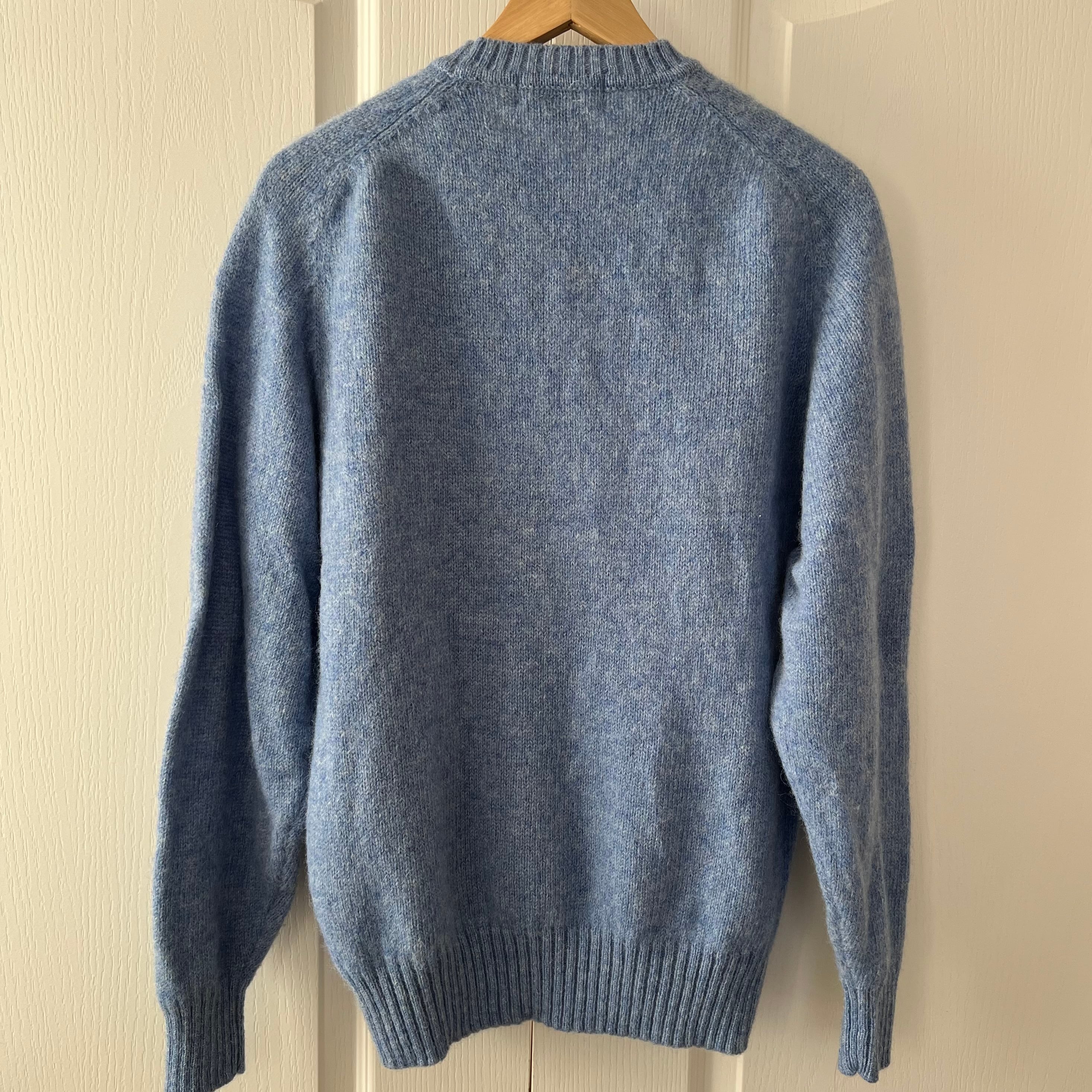 Ralph Lauren ラルフローレン ウール 100% ニット セーター L サックス