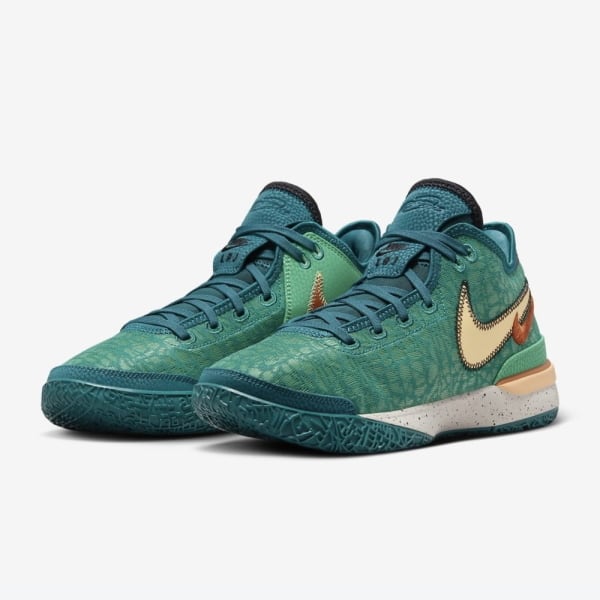 NIKE Zoom Lebron Nexxt Gen Geode Teal/Campfire Orange ナイキ